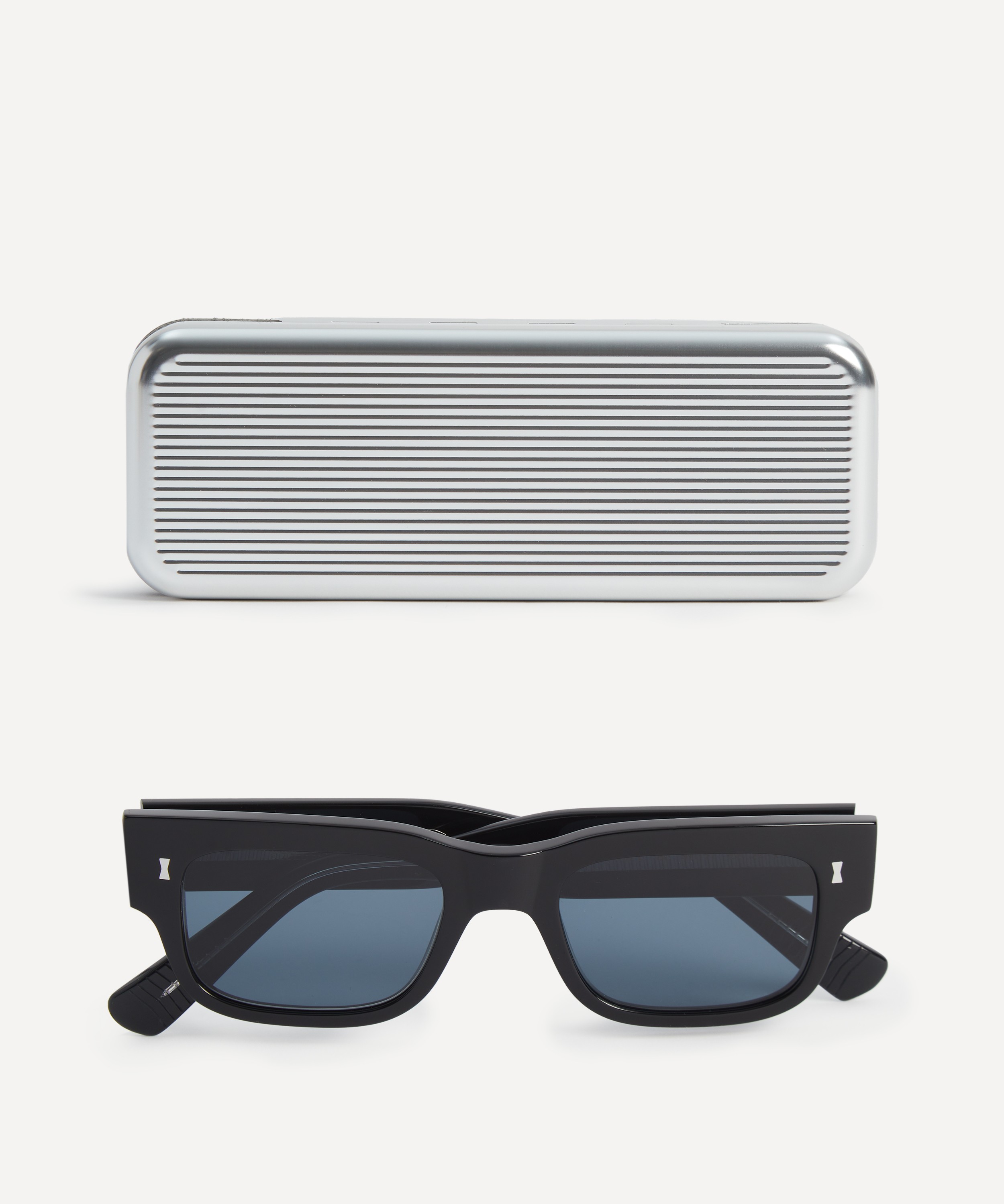 Cubitts - Gerrard Black Rectangular Sunglasses image number 3