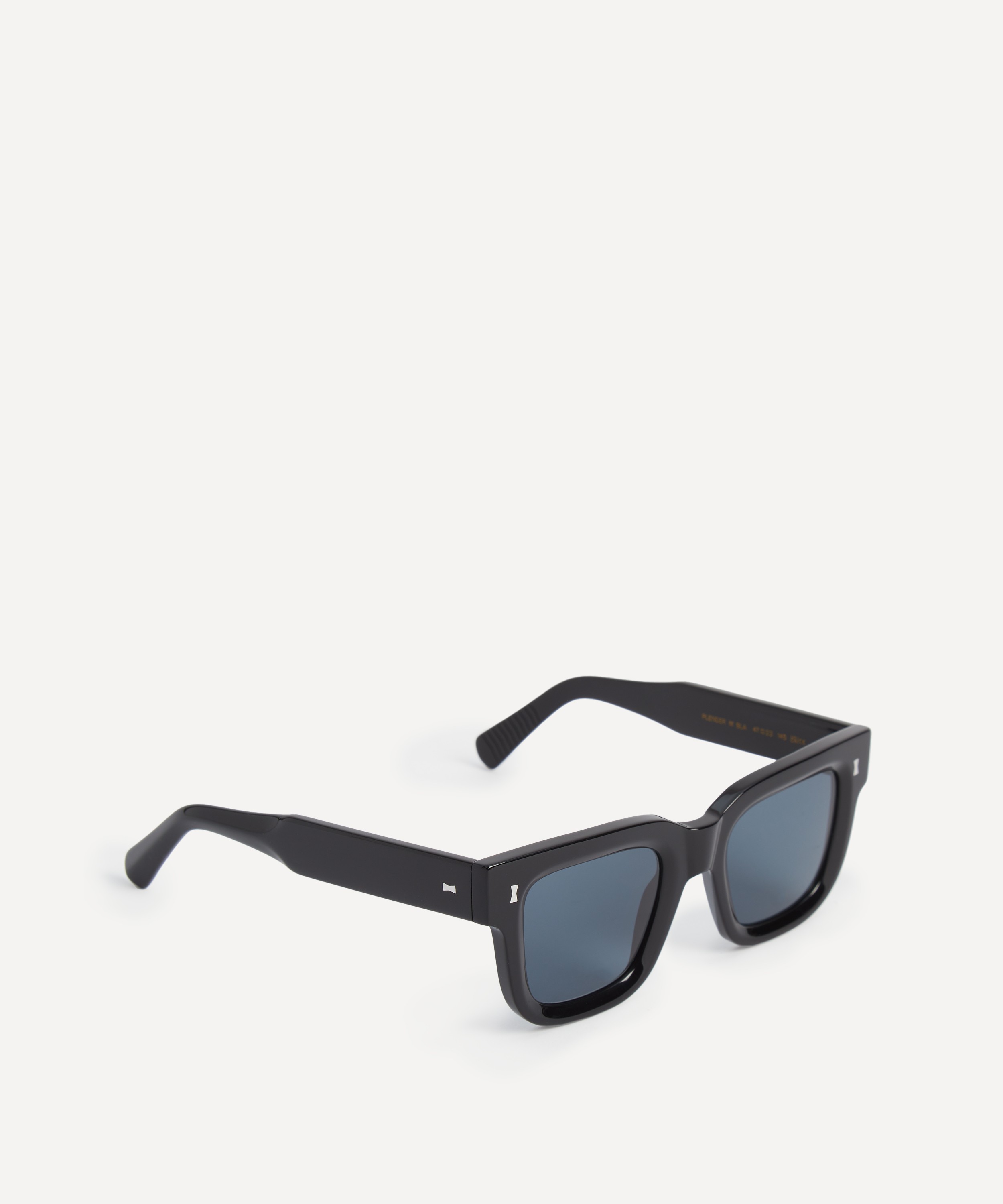 Cubitts - Plender Black Rectangular Sunglasses image number 1