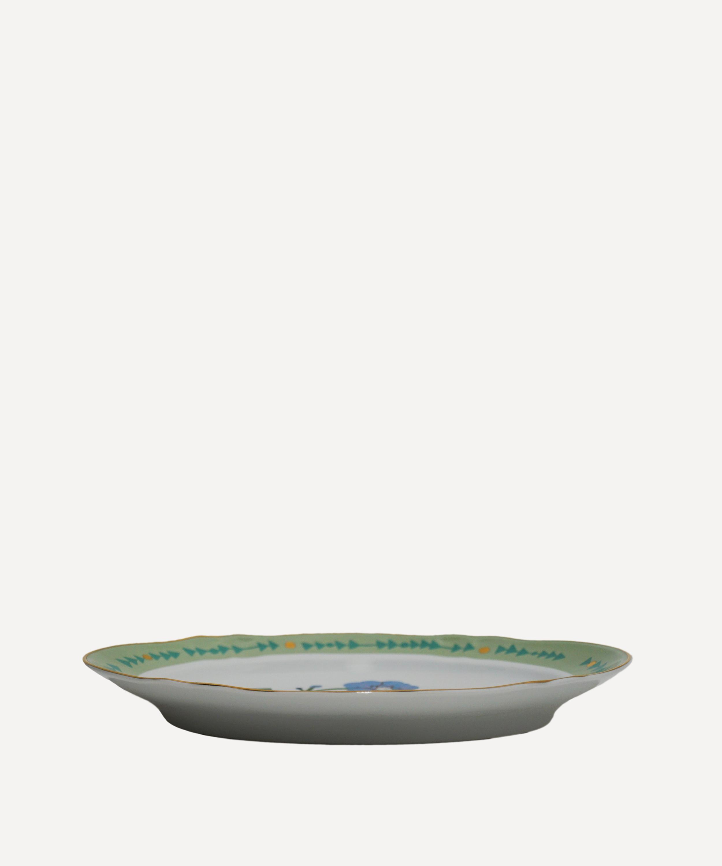 Bitossi - Ortensia Oval Platter image number 1