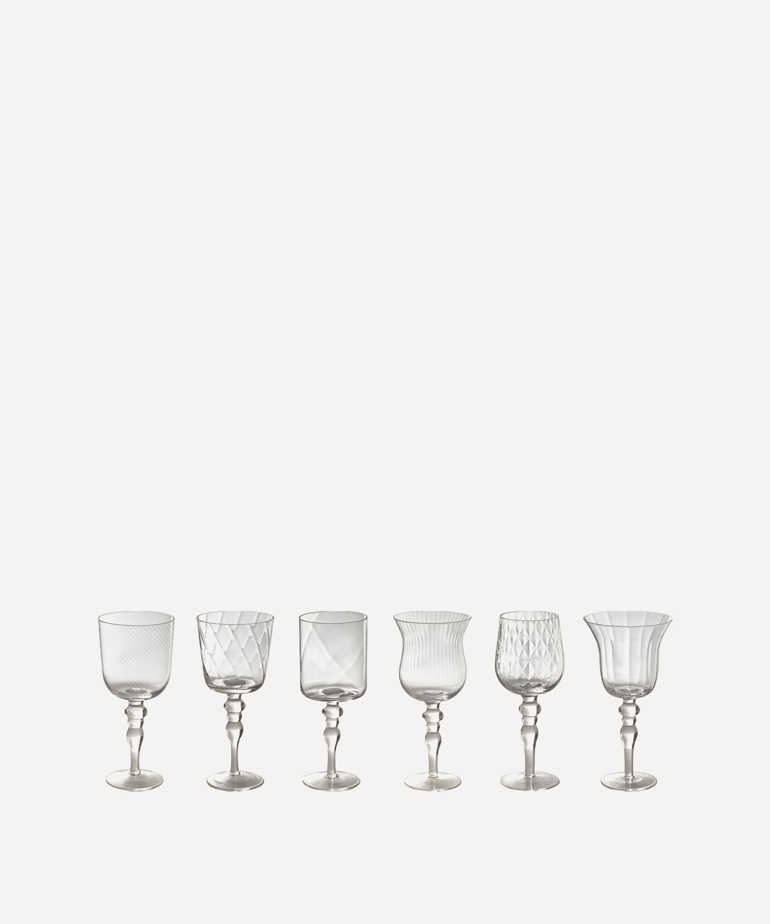 Bitossi - Assorted Style Goblets Set of 6