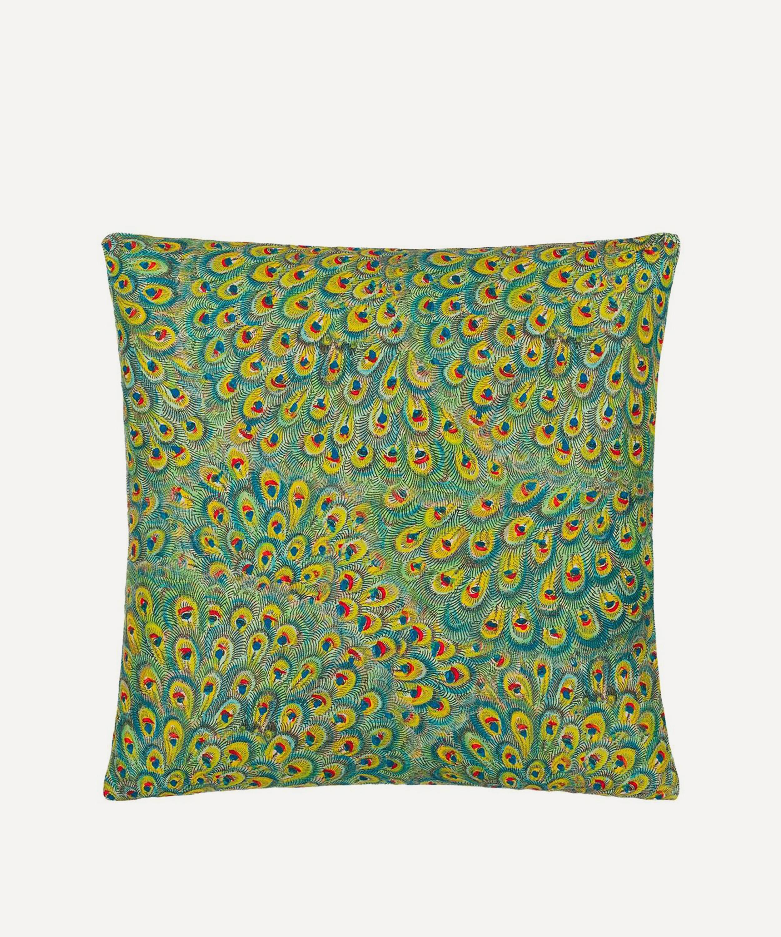 John Derian - Peacock Cushion image number 1