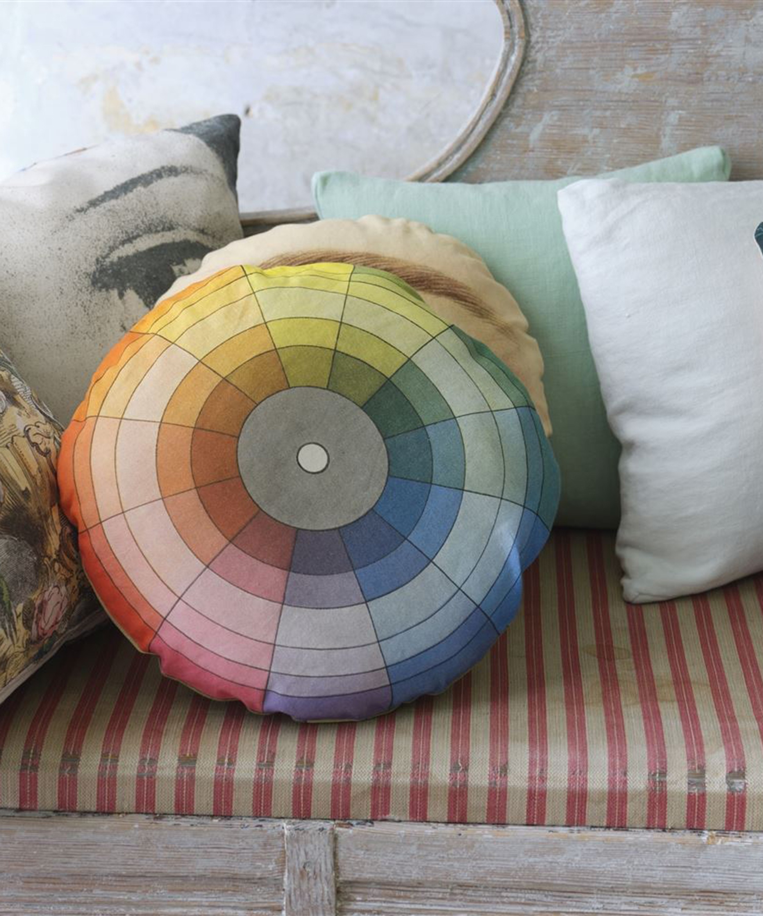 John Derian - Colour Wheel Cushion image number 1