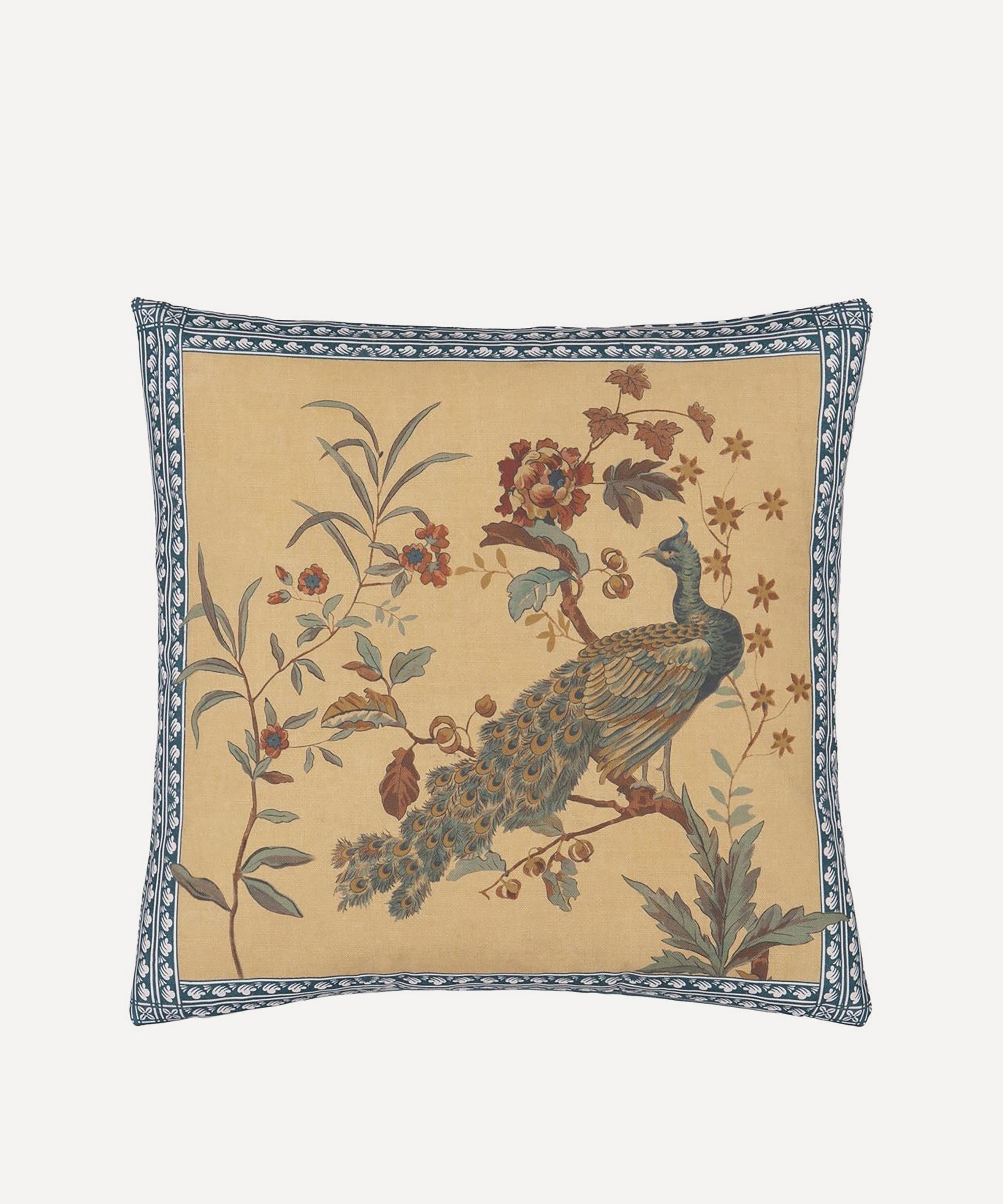 John Derian - Peacock Toile Cushion