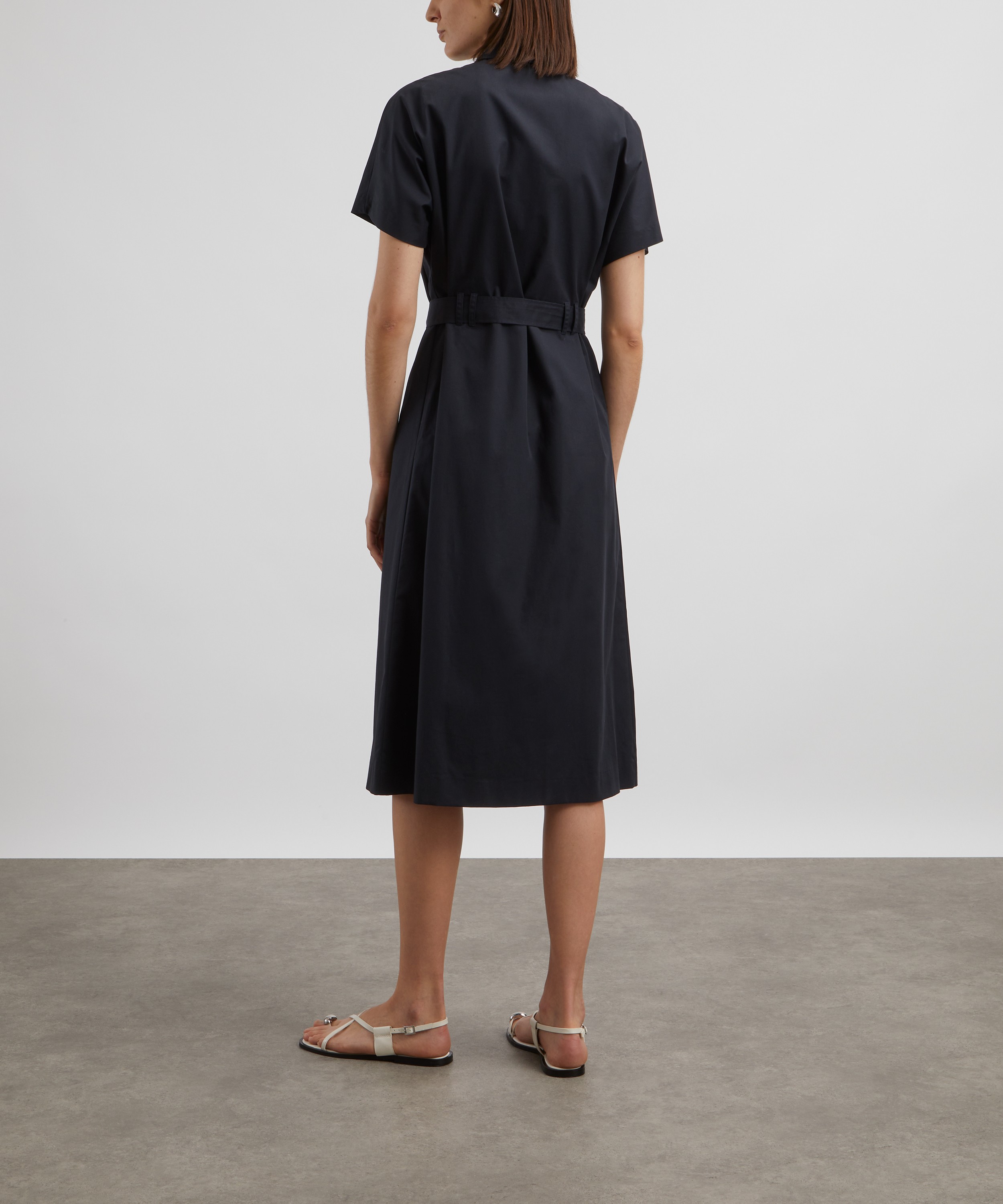 A.P.C. - Drew Belted Cotton Shirtdress image number 2