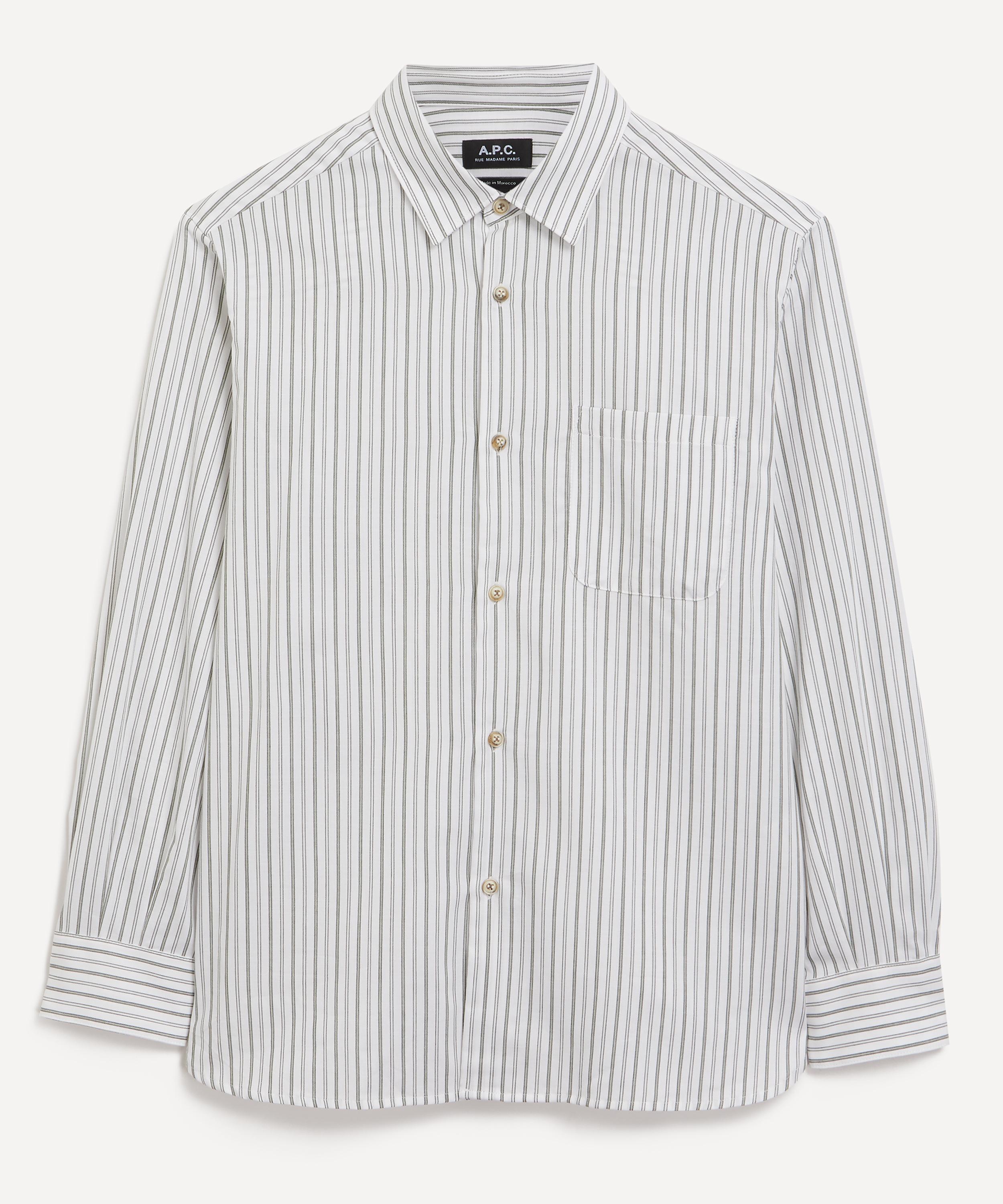 A.P.C. - Sela Striped Vintage ‘90s-Cut Shirt image number 0