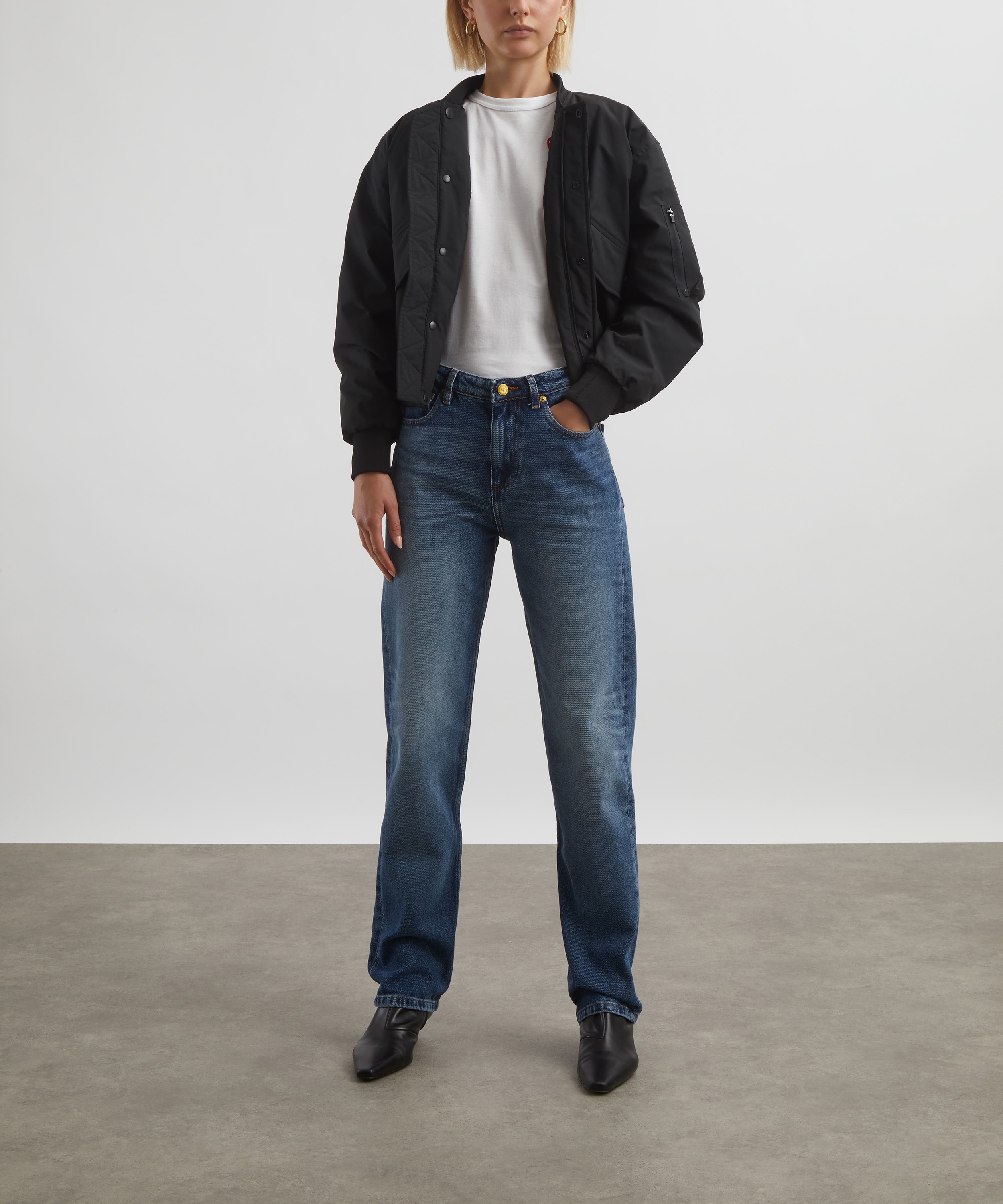 A.P.C. - Kylie Straight-Leg High-Rise Jeans image number 1