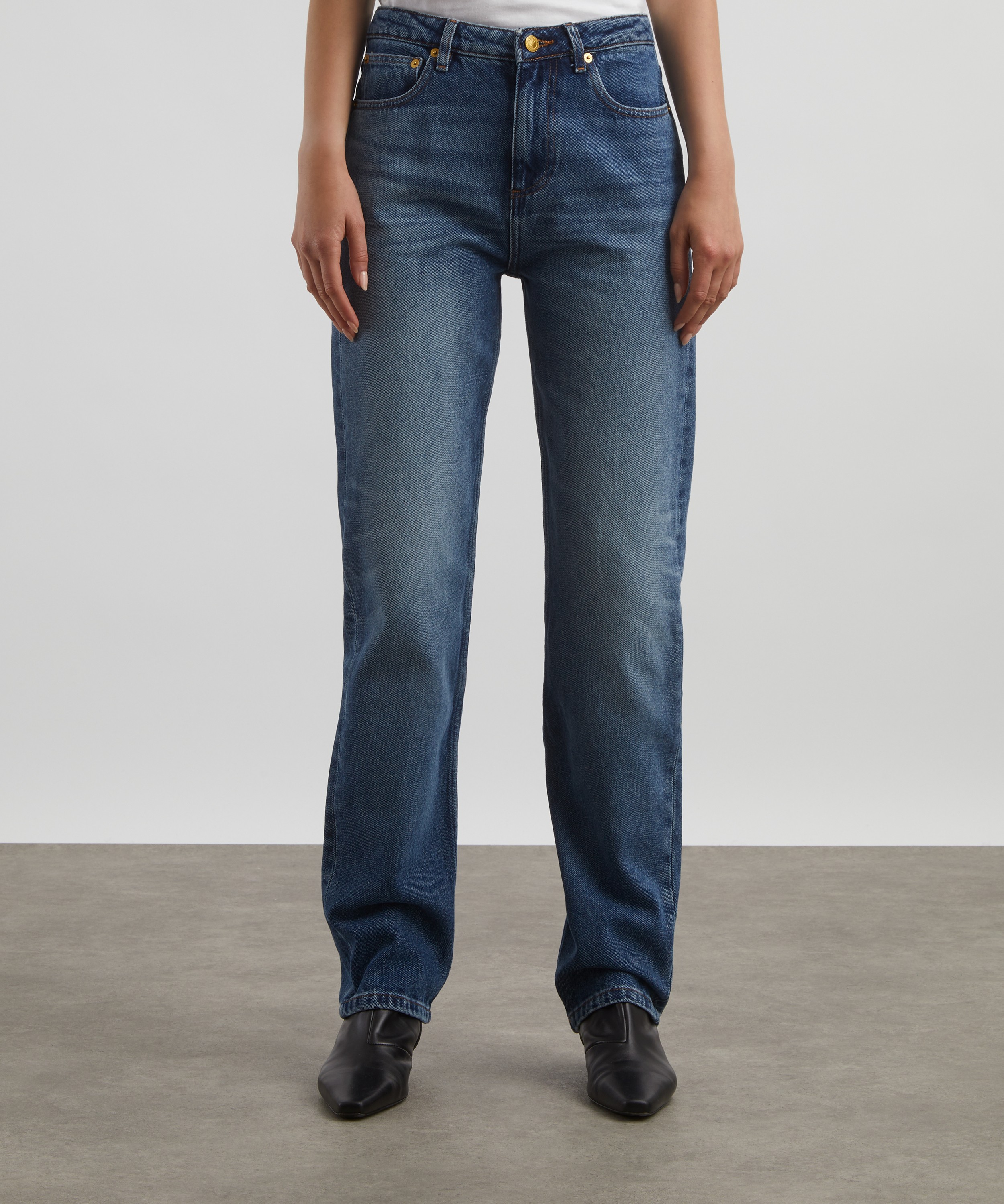 A.P.C. - Kylie Straight-Leg High-Rise Jeans image number 2