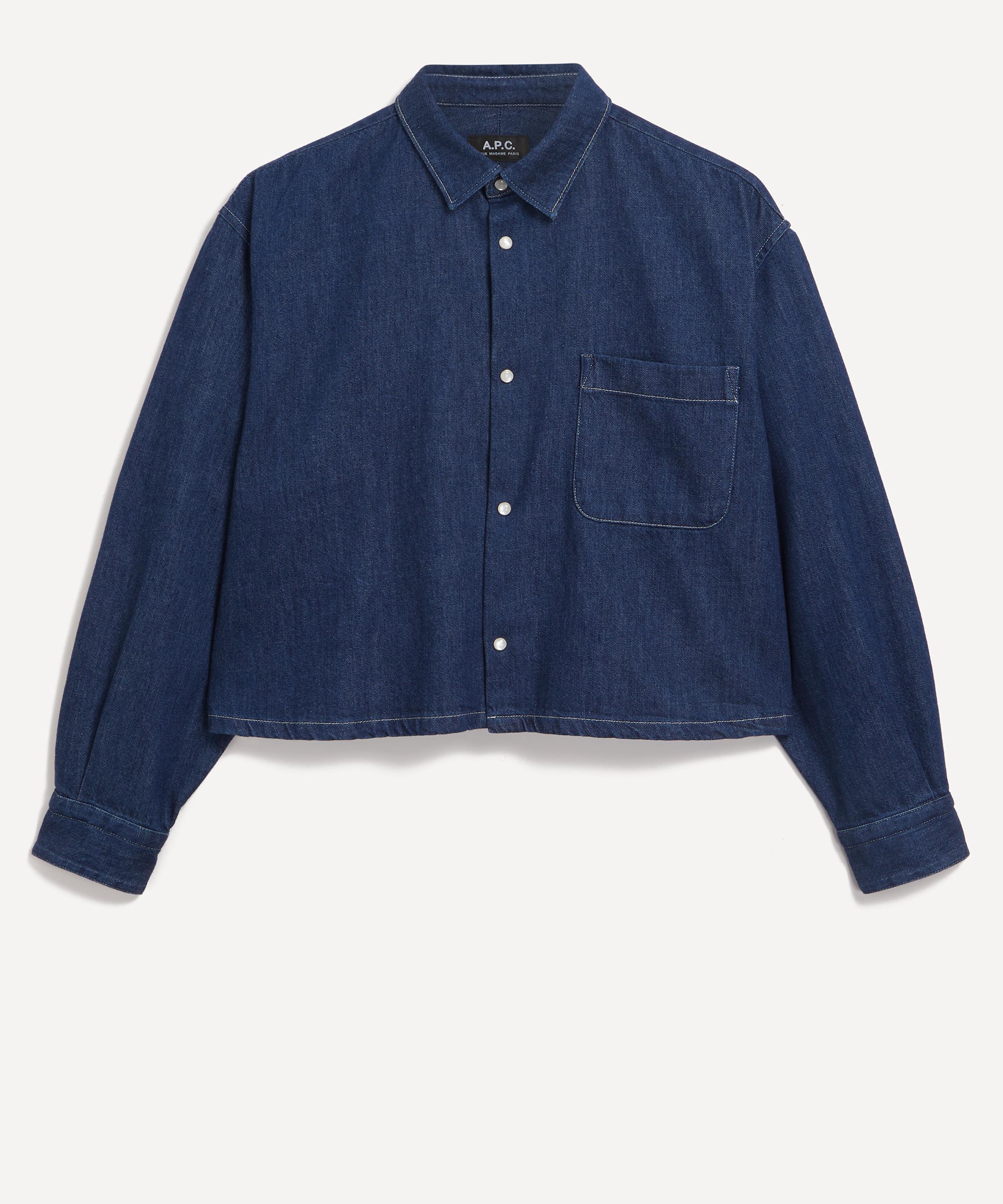 【送料&関税込】A.P.C. janice Overshirt A.P.C. Samantha Denim Overshirt | Liberty