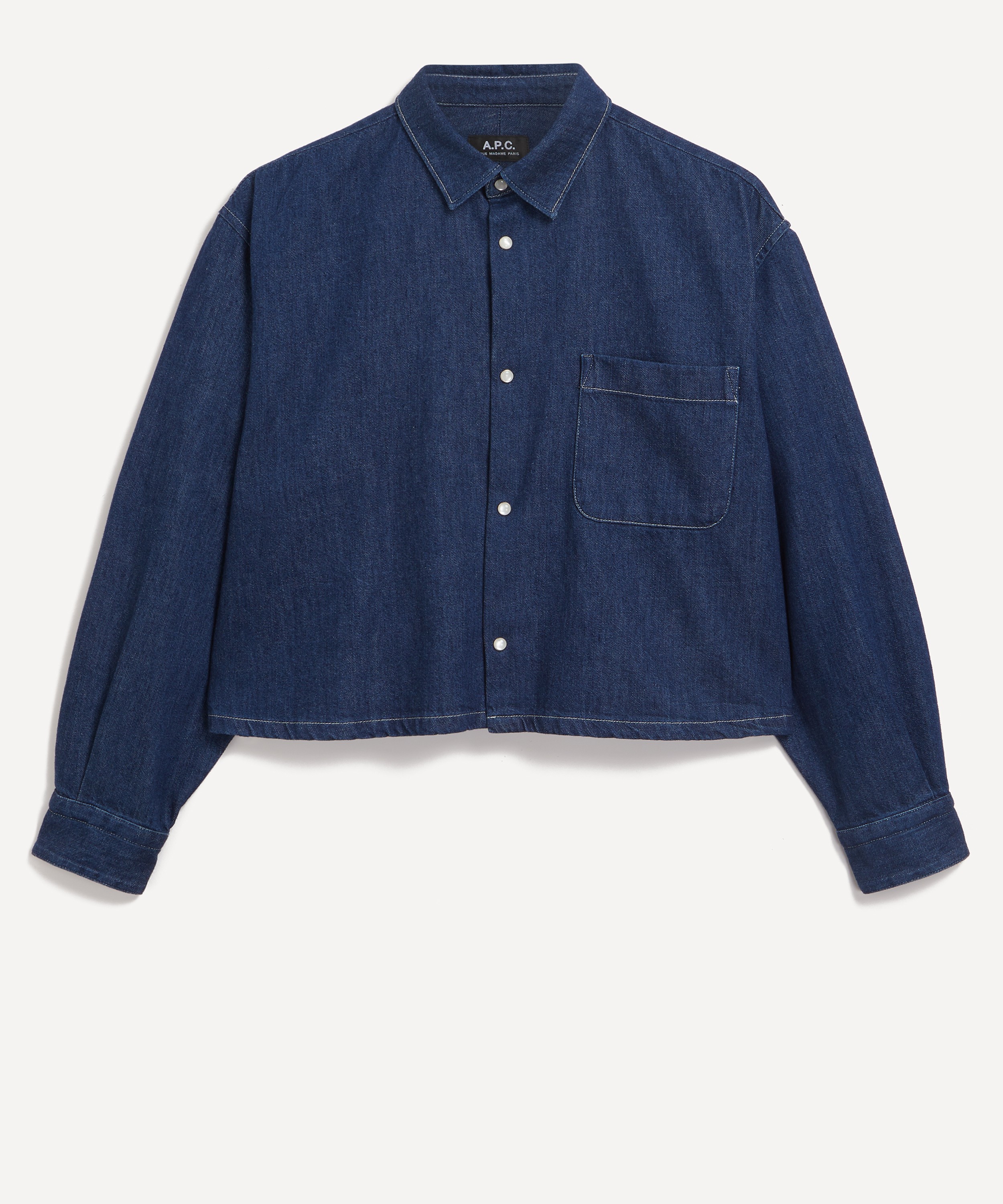 A.P.C. - Samantha Denim Overshirt image number 0