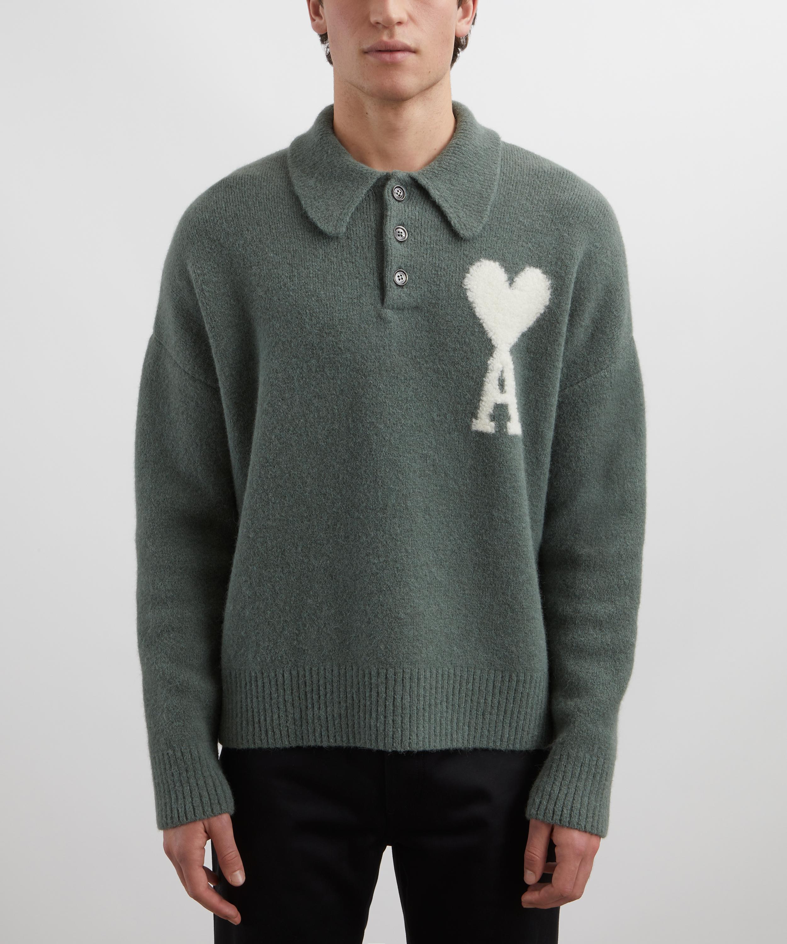 Ami - Off-White Ami de Coeur Polo image number 2