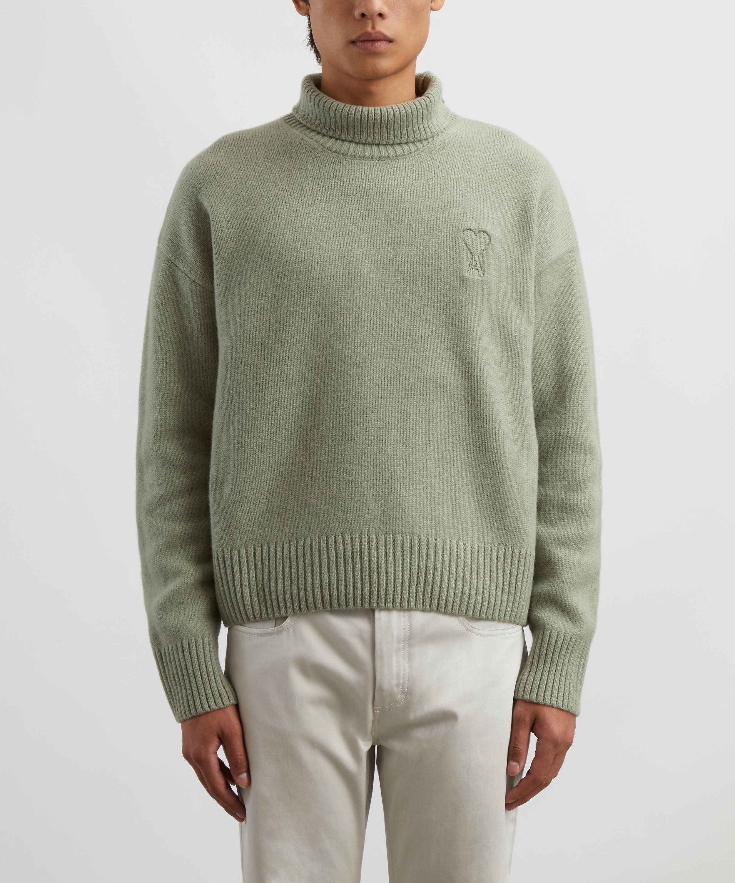 Ami - Embossed Funnel Neck Sweater image number 2