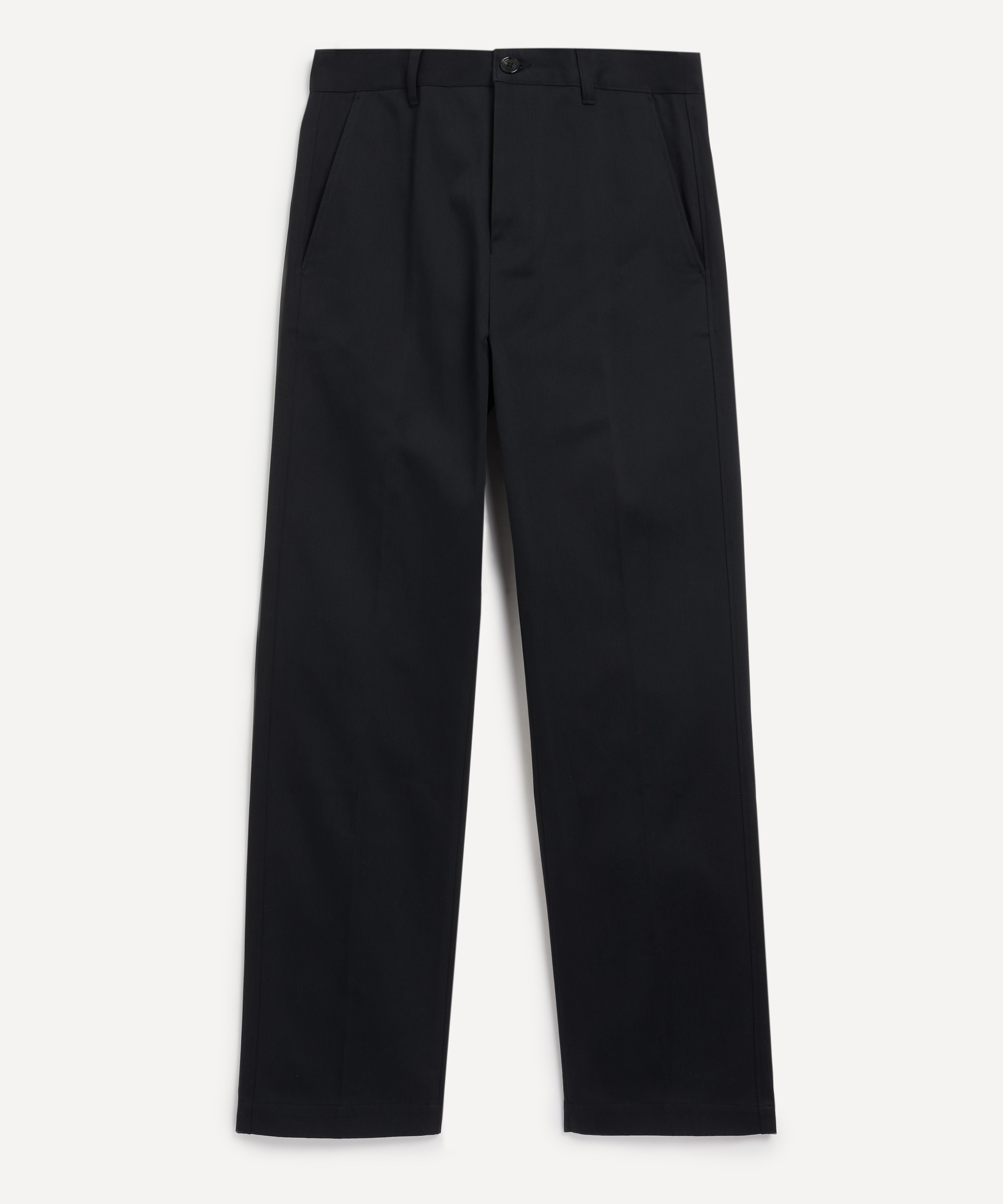 Ami - Straight Fit Wool Canvas Trousers image number 0