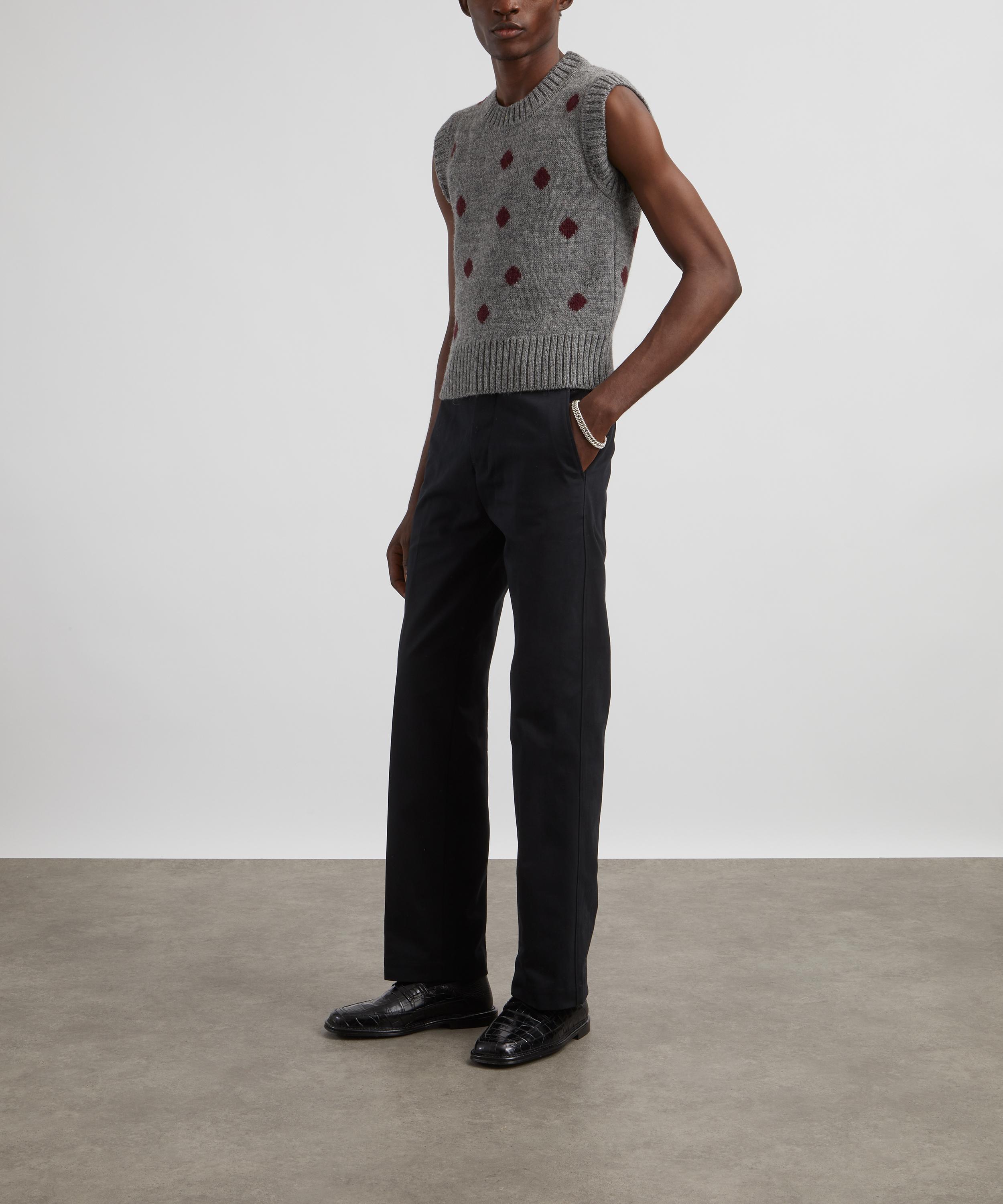 Ami Straight Fit Wool Canvas Trousers | Liberty