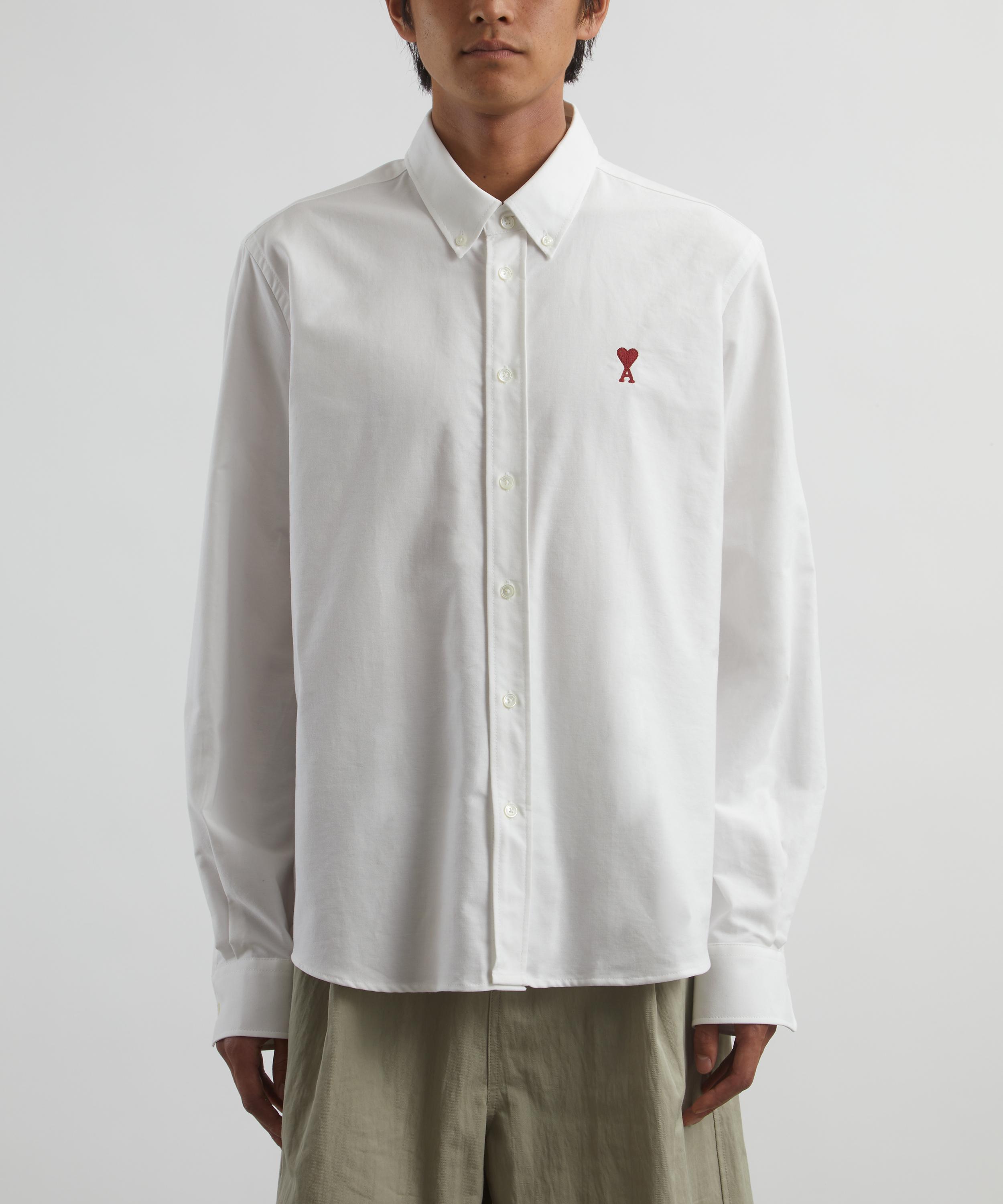 Ami - Button-Down Ami de Coeur Cotton Oxford Shirt image number 2