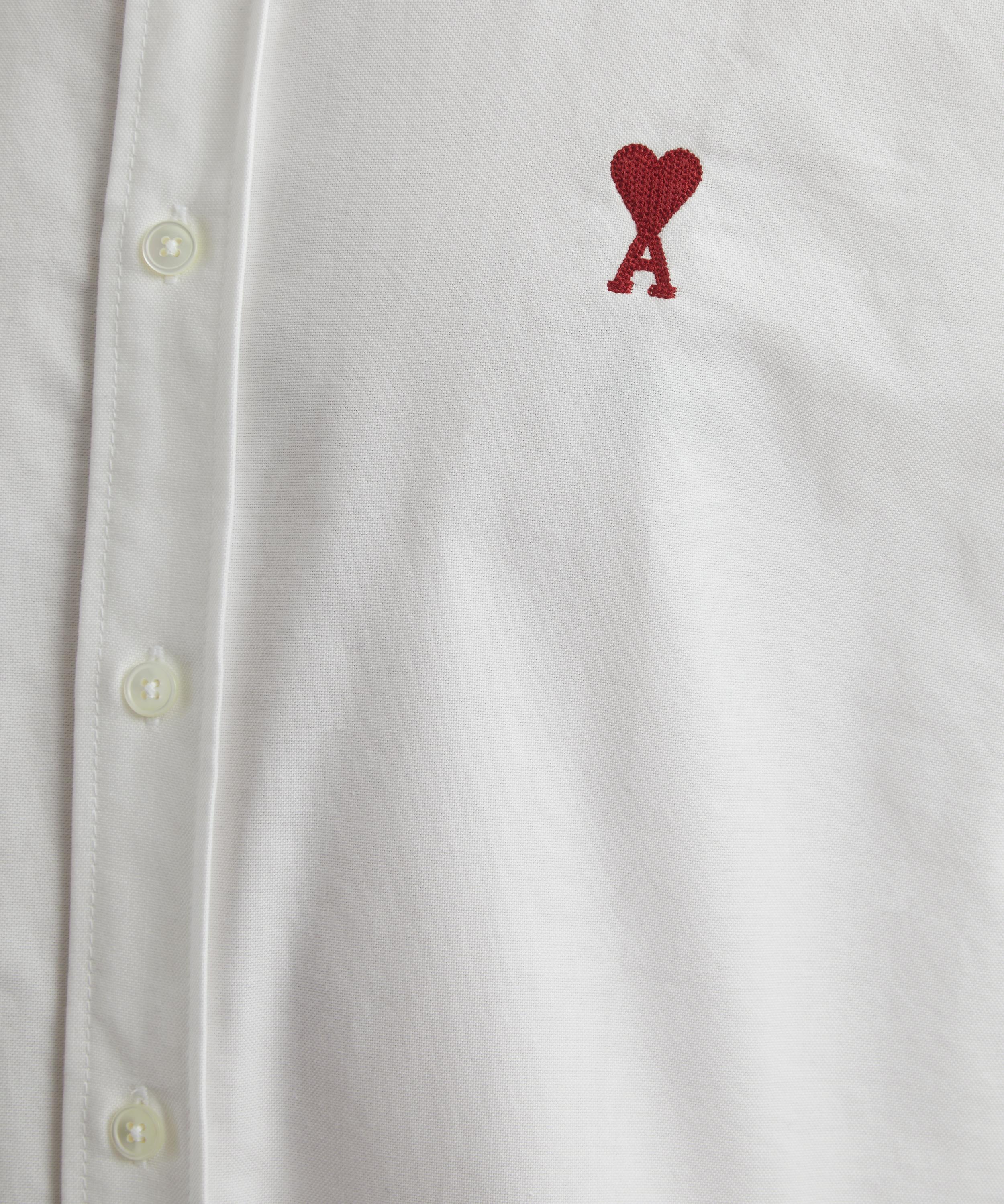 Ami - Button-Down Ami de Coeur Cotton Oxford Shirt image number 4