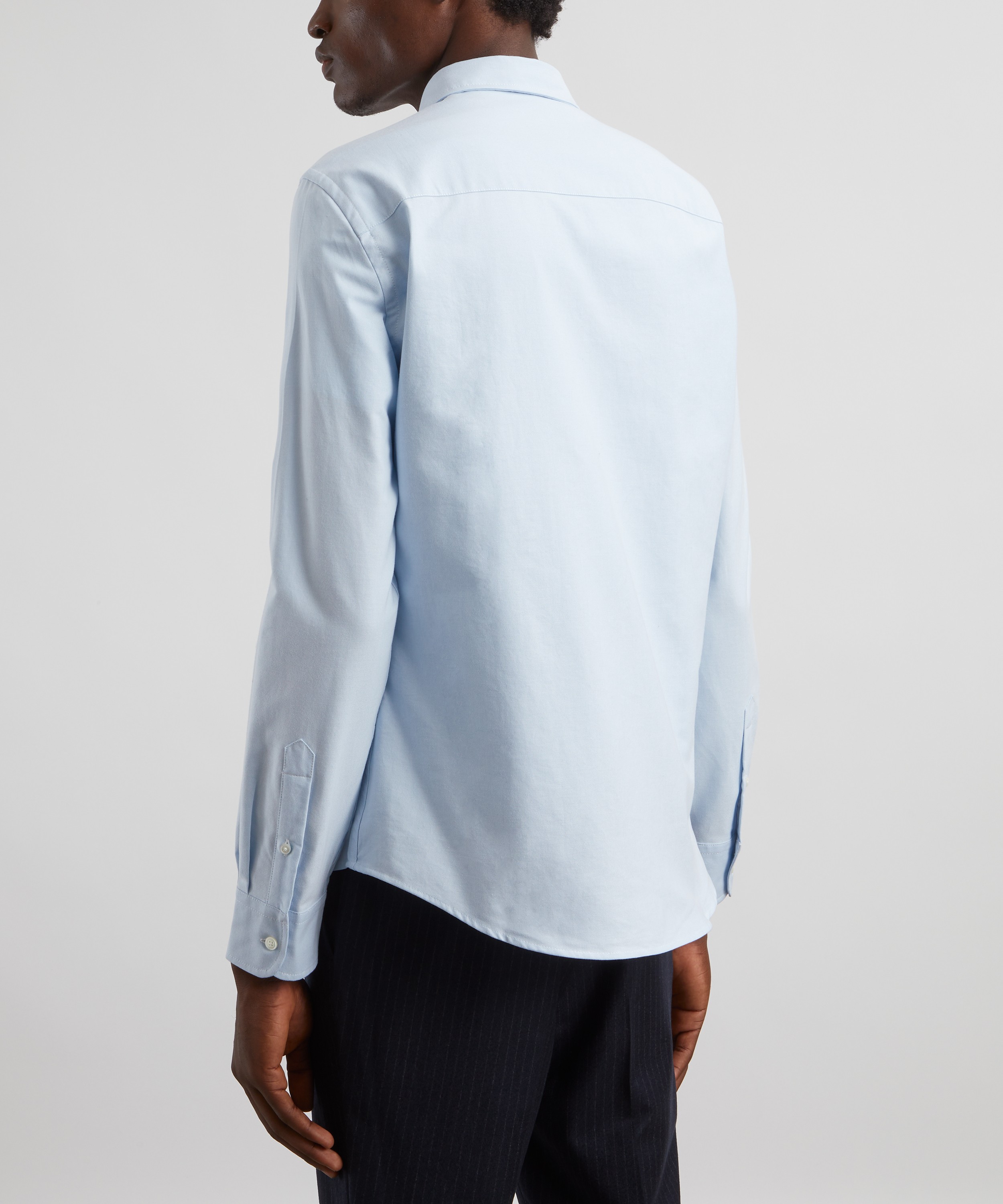 Ami - Button-Down Ami de Coeur Cotton Oxford Shirt image number 3