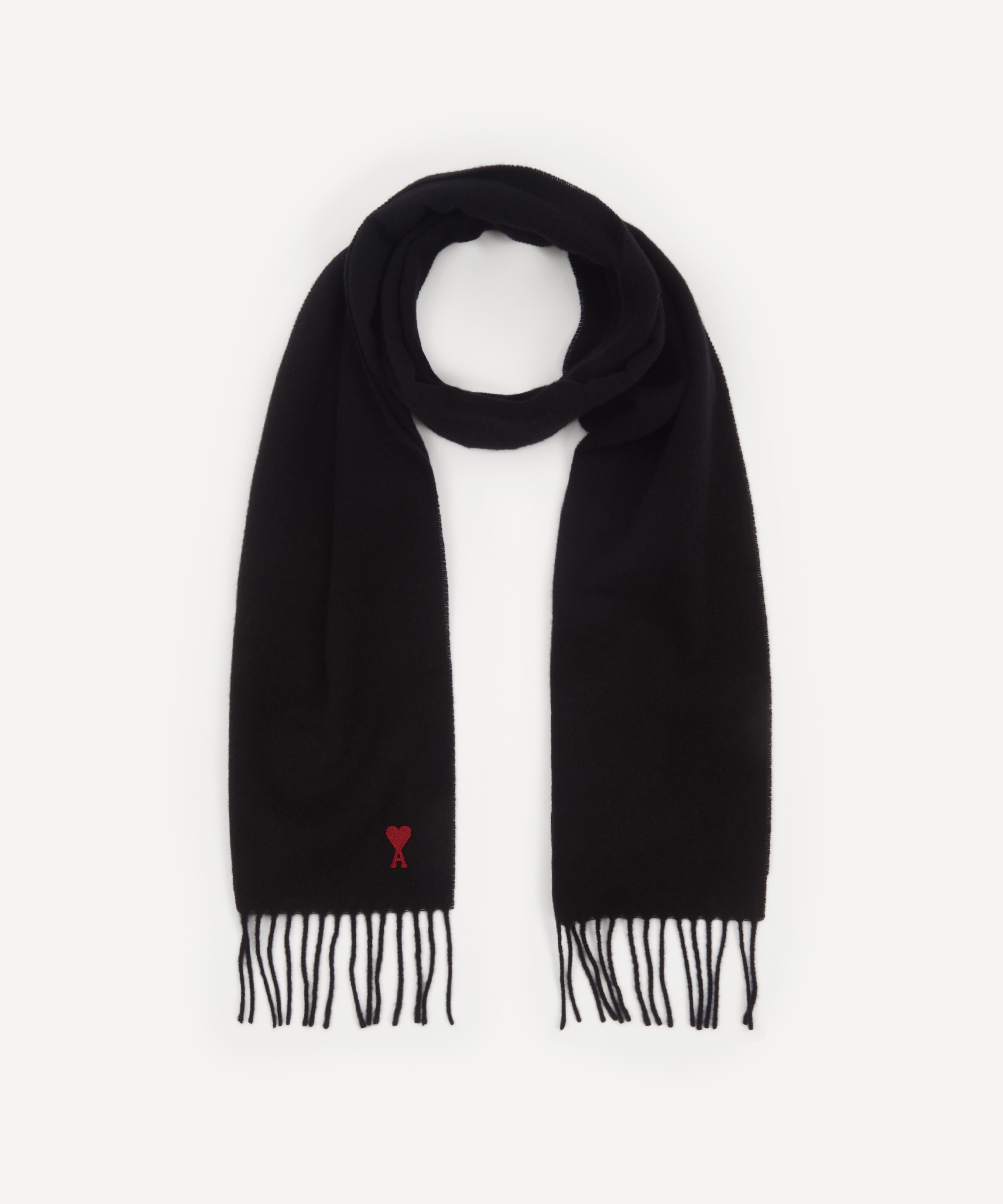 Ami - Fringed Wool Scarf image number 0