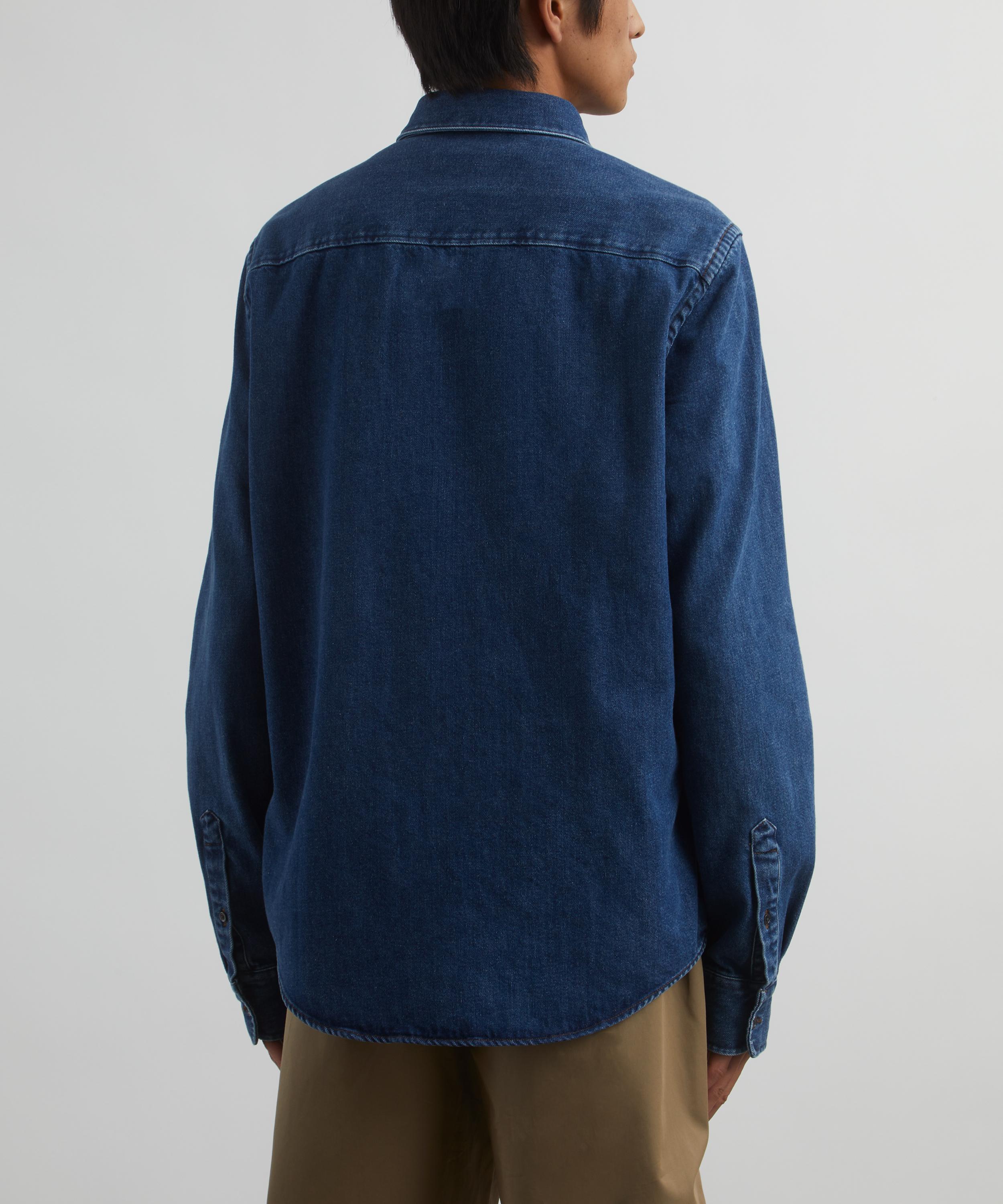 Ami - Button-Down Ami de Coeur Denim Shirt image number 3