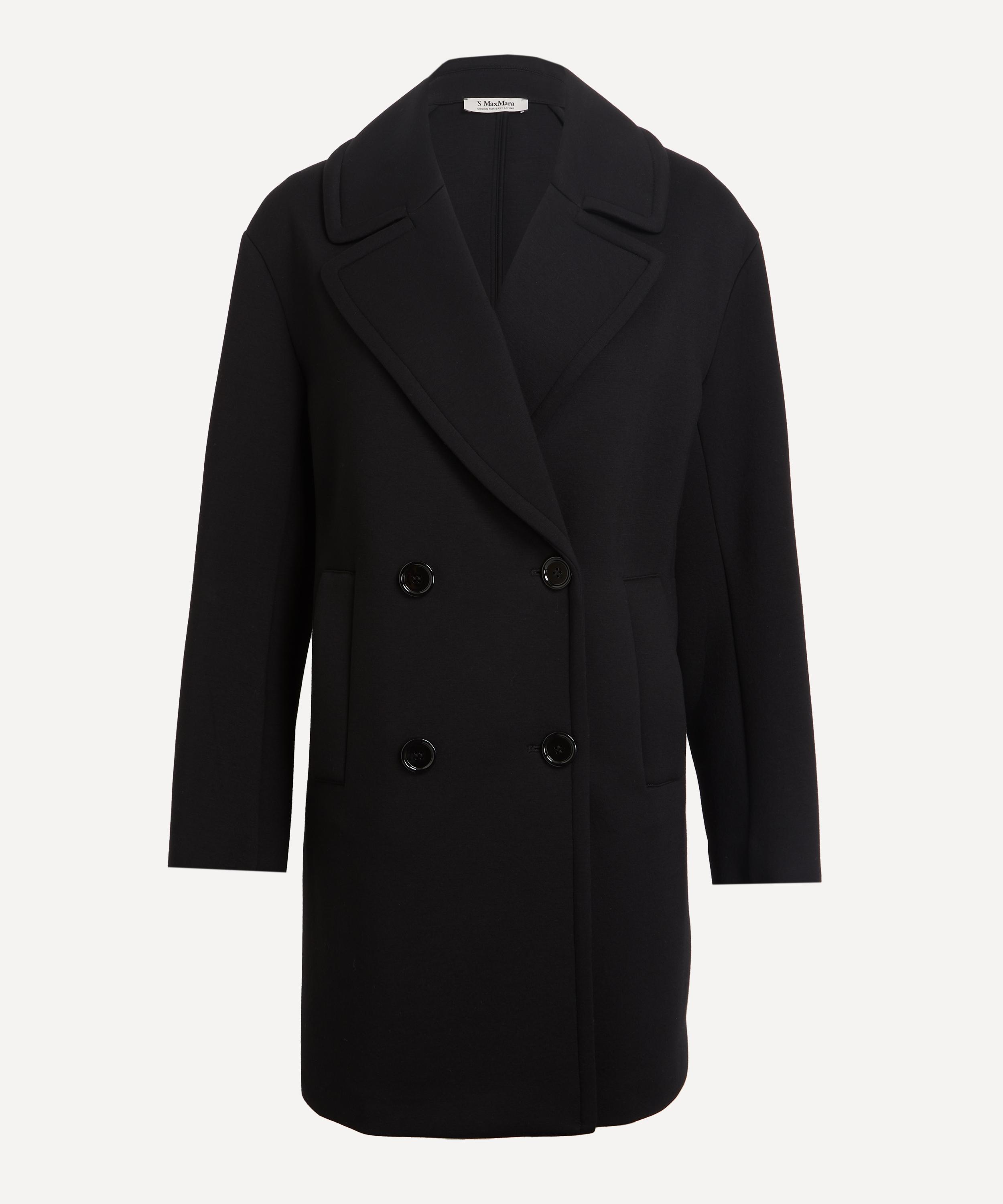 'S Max Mara - Gradi Scuba Jersey Pea Coat  image number 0