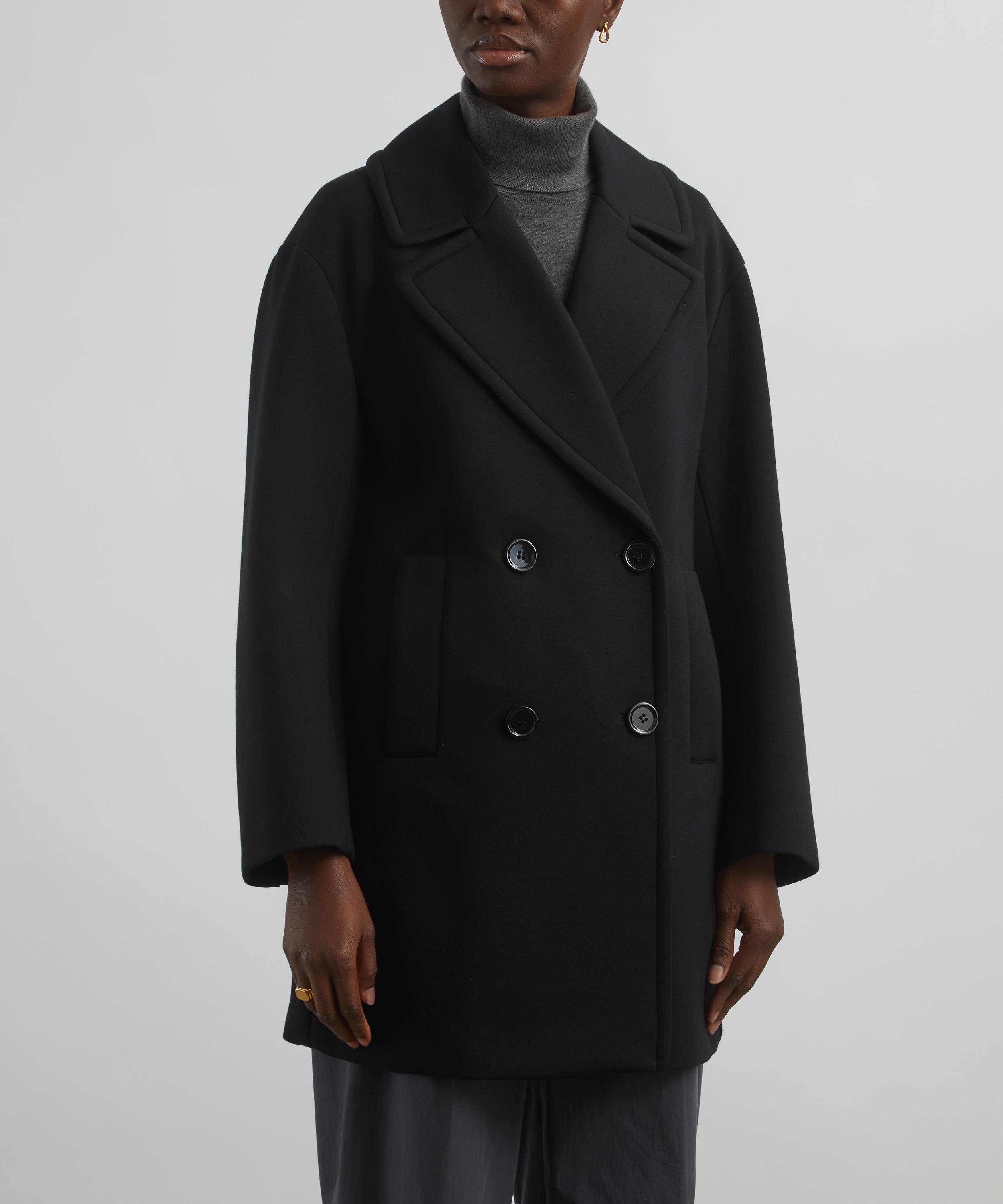 'S Max Mara - Gradi Scuba Jersey Pea Coat  image number 2