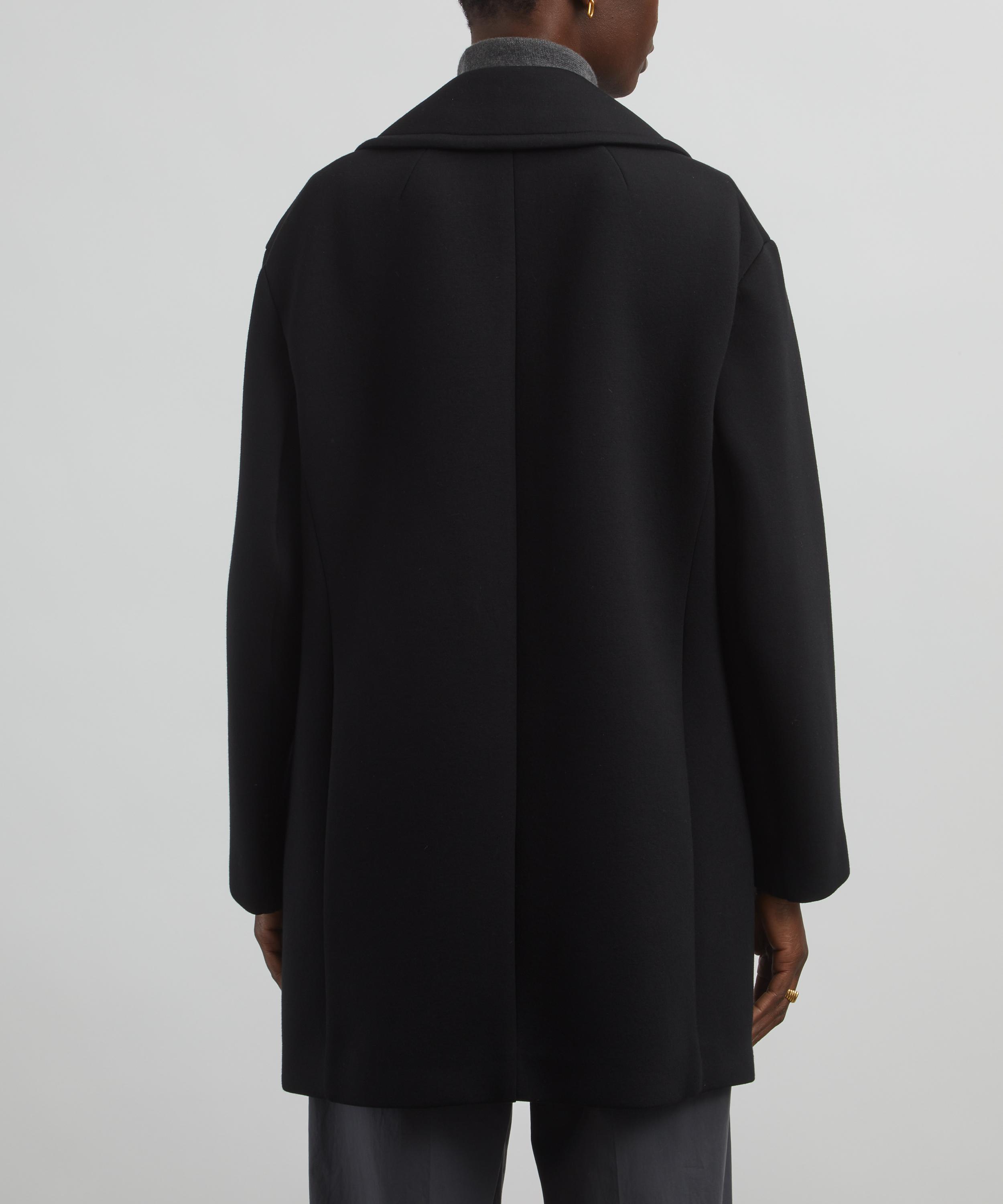 'S Max Mara - Gradi Scuba Jersey Pea Coat  image number 3