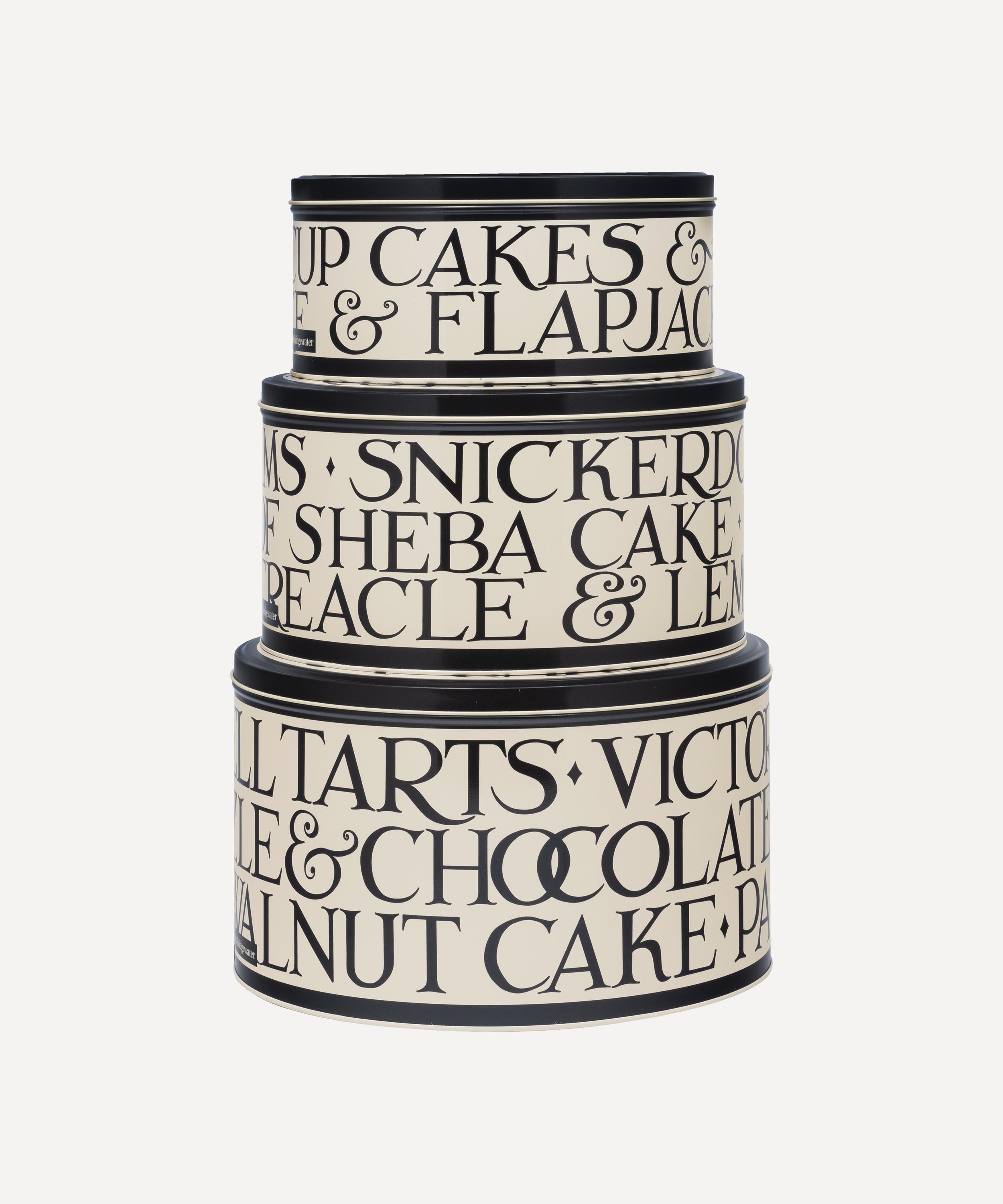 Emma Bridgewater - Black Toast Round Cake Tins Set of 3 image number 0