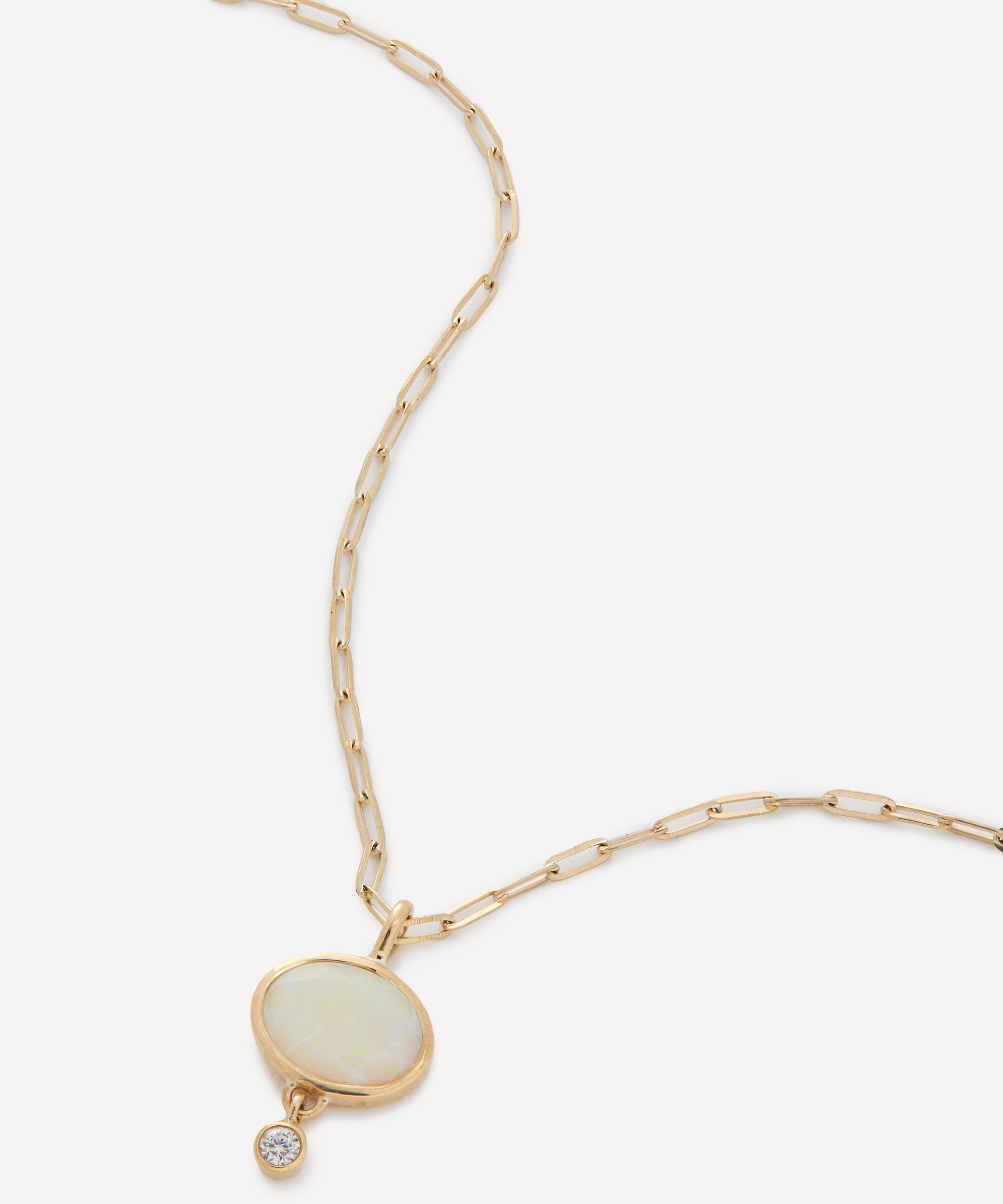 Pascale Monvoisin - 9ct Gold Opale Pendant Necklace image number 0