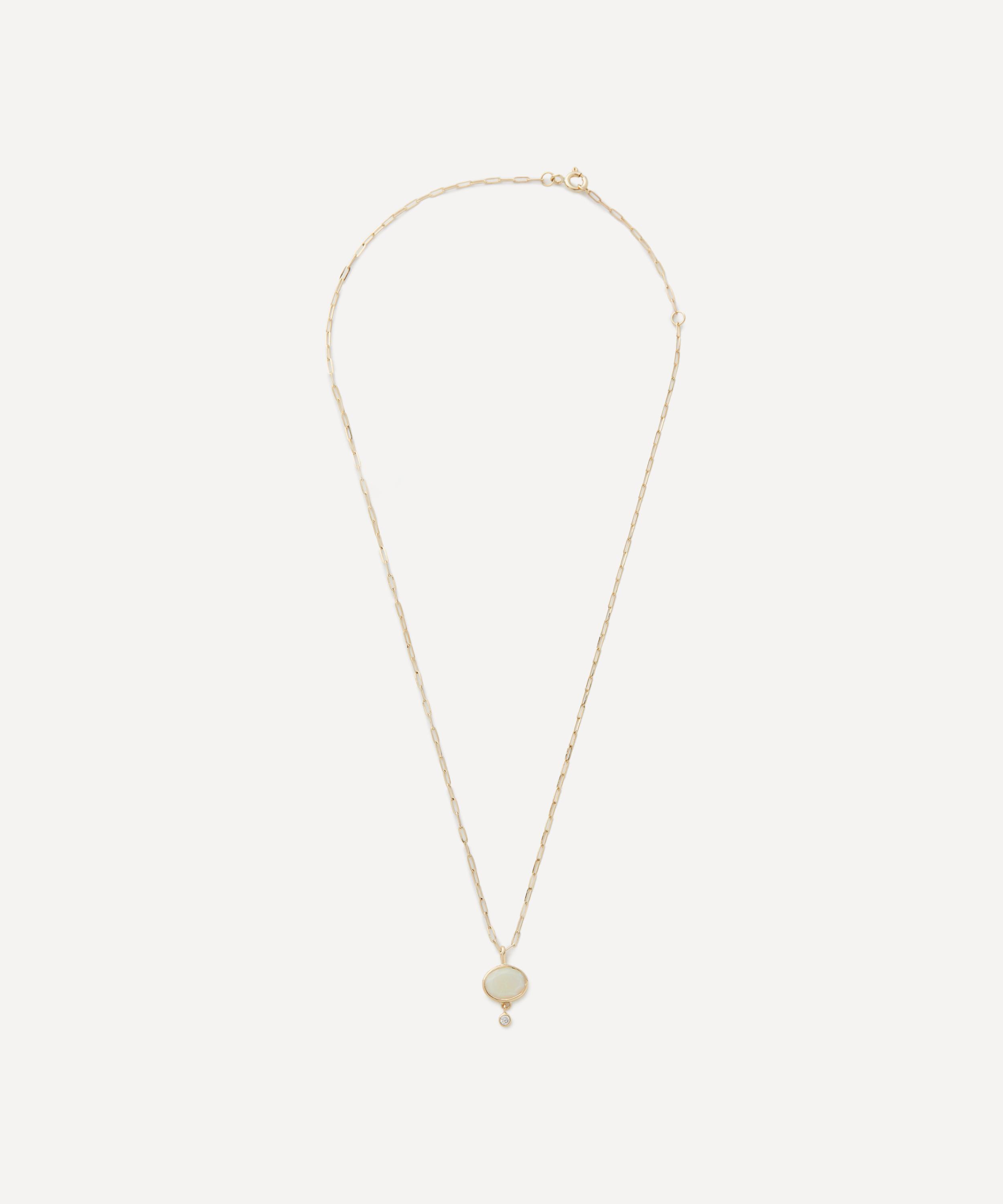 Pascale Monvoisin - 9ct Gold Opale Pendant Necklace image number 1