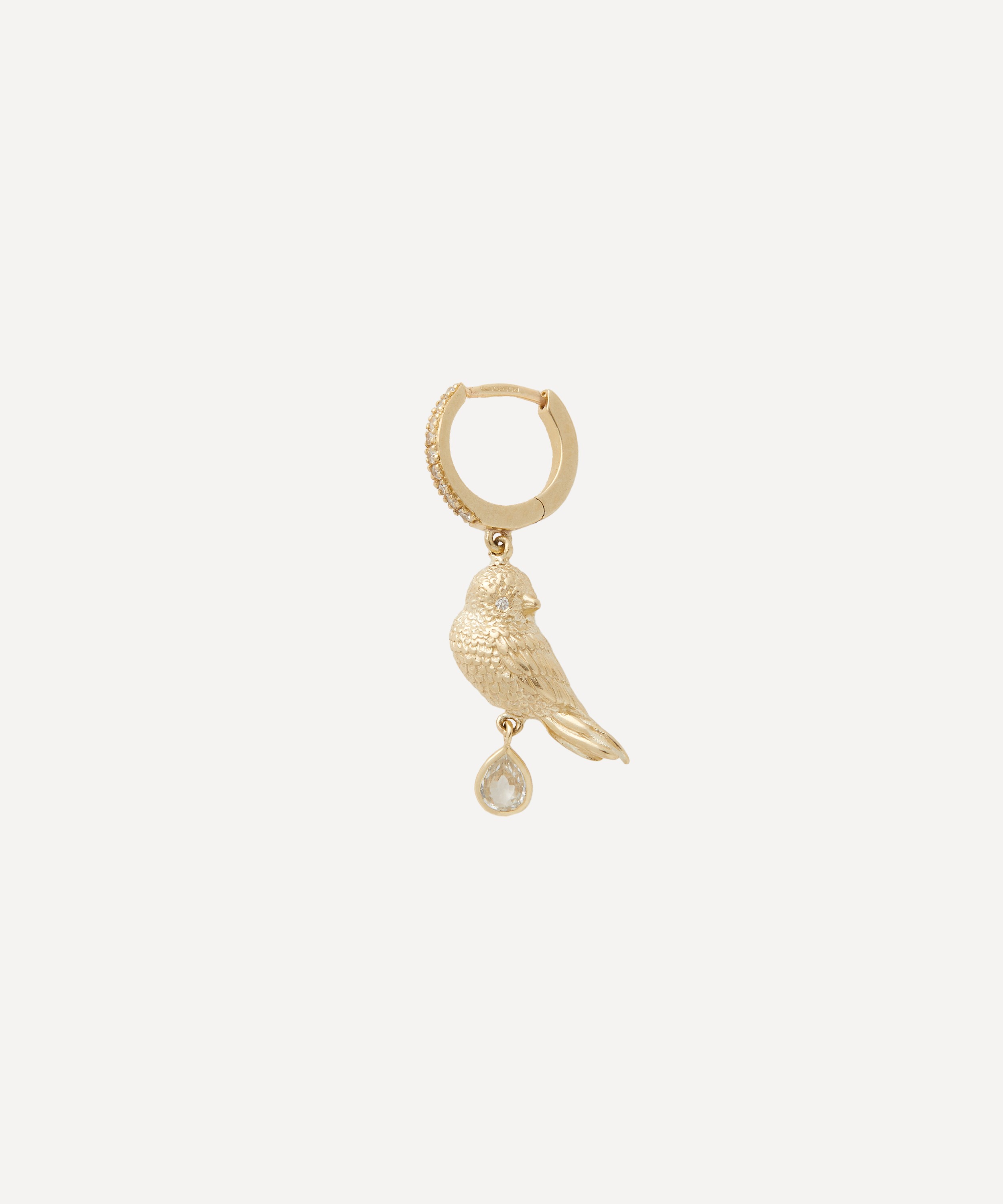 Pascale Monvoisin - 9ct Gold Palerme Bird Hoop Earring