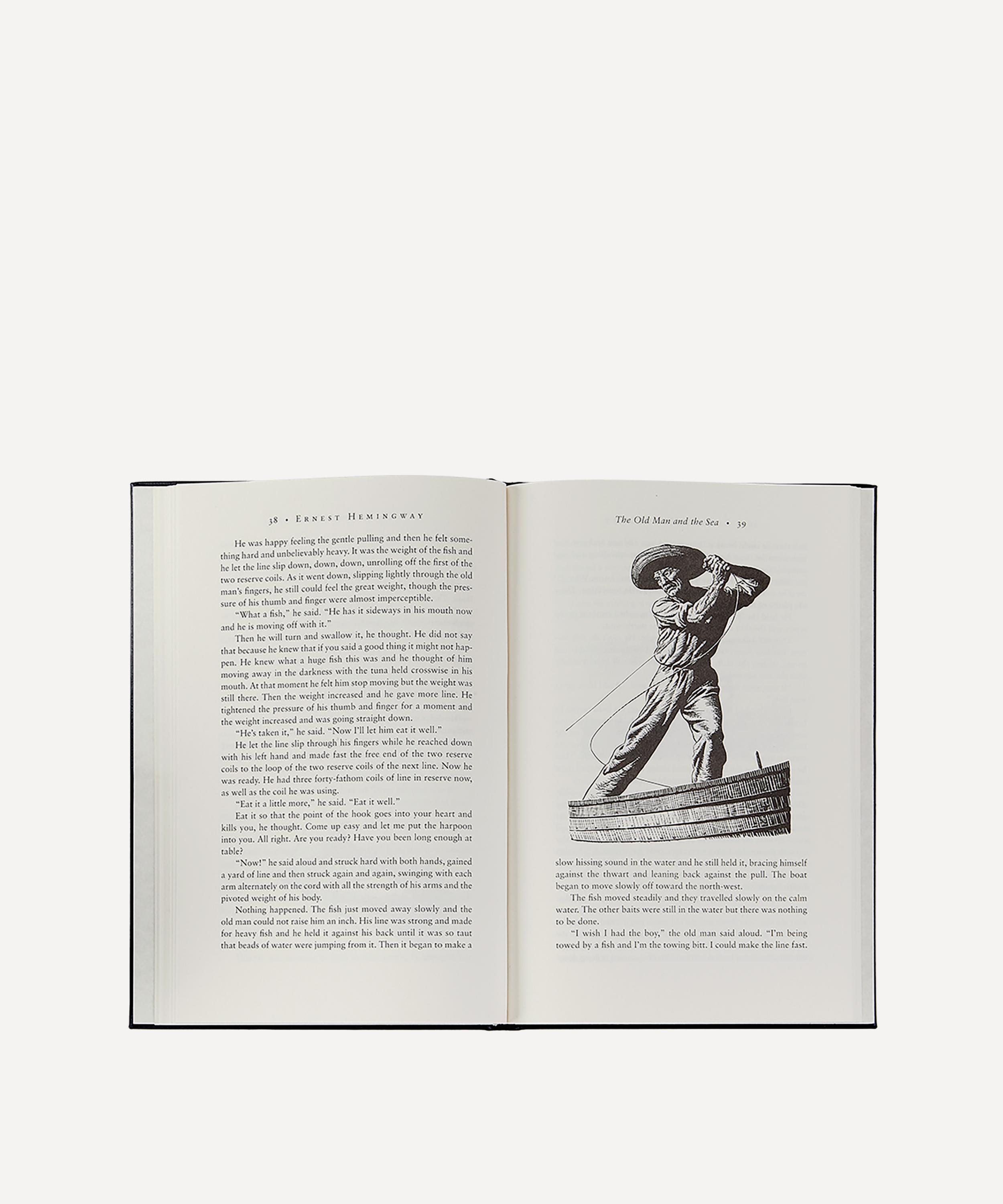 Graphic Image - The Old Man and The Sea Leather Bound Book image number 2