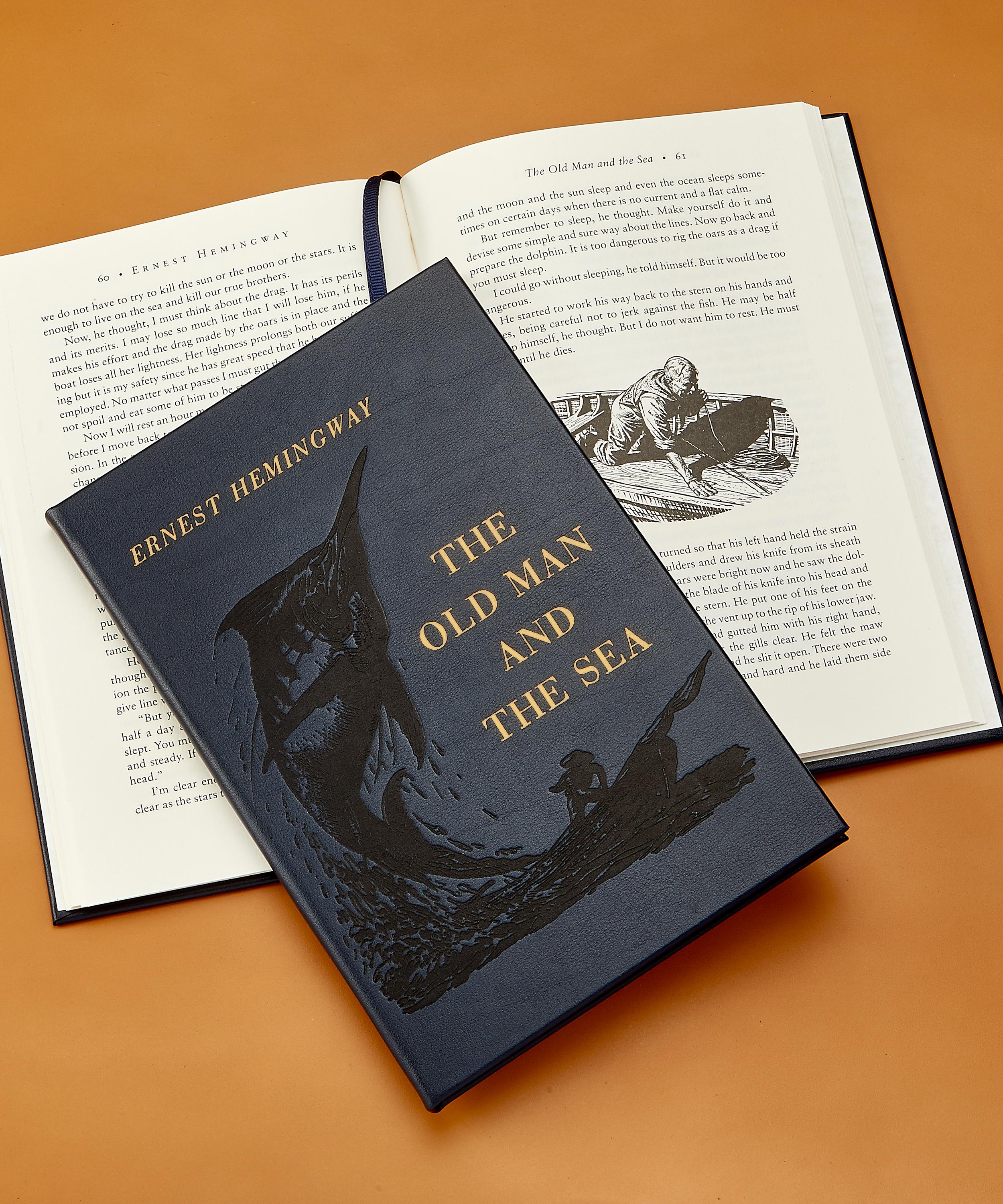 Graphic Image - The Old Man and The Sea Leather Bound Book image number 4