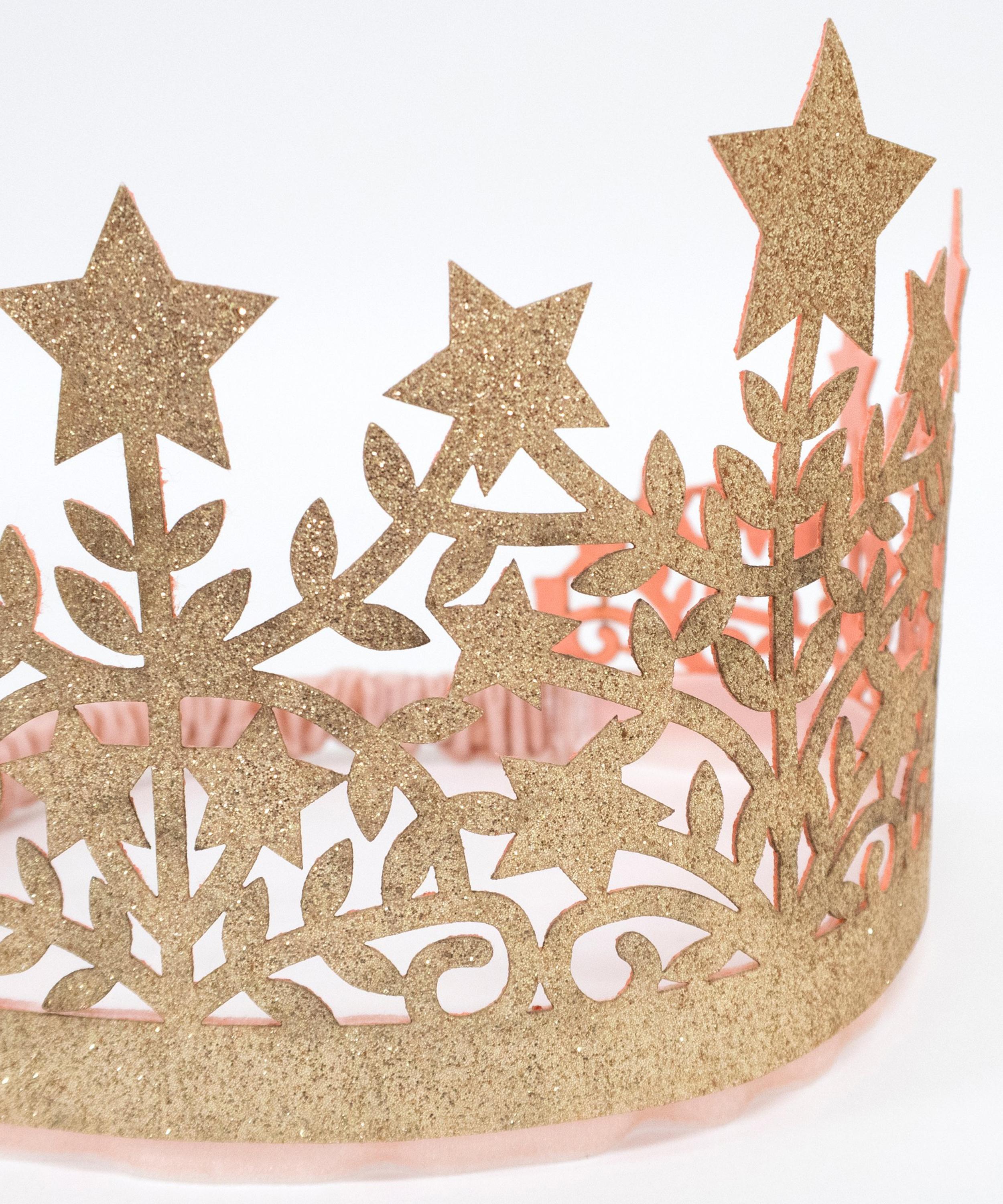 Christmas - Glitter Fabric Star Crown image number 1