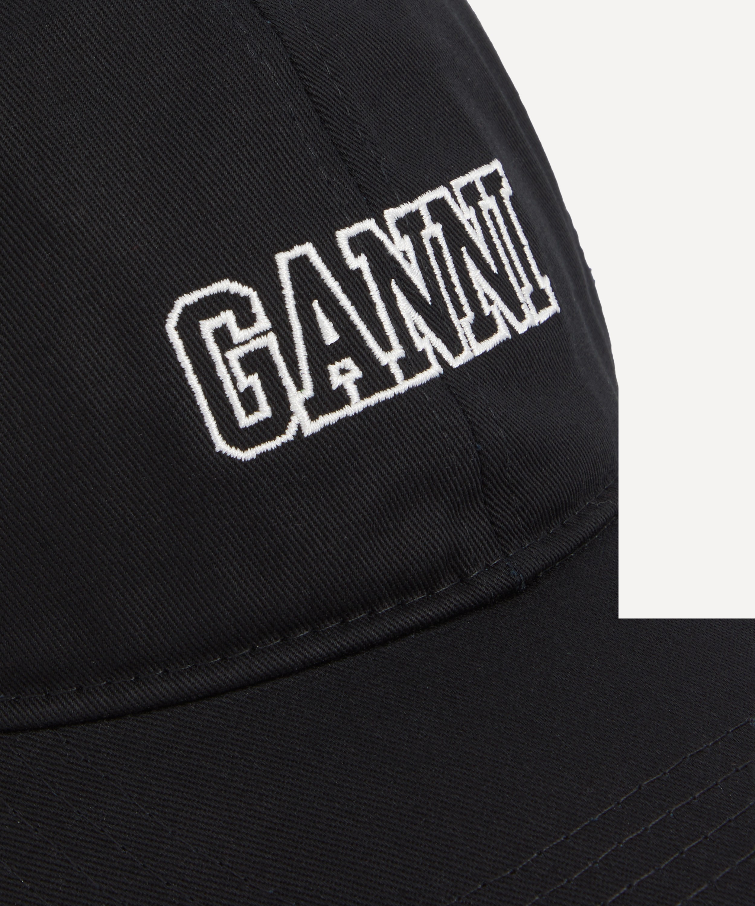 Ganni - Embroidered Logo Baseball Cap image number 2