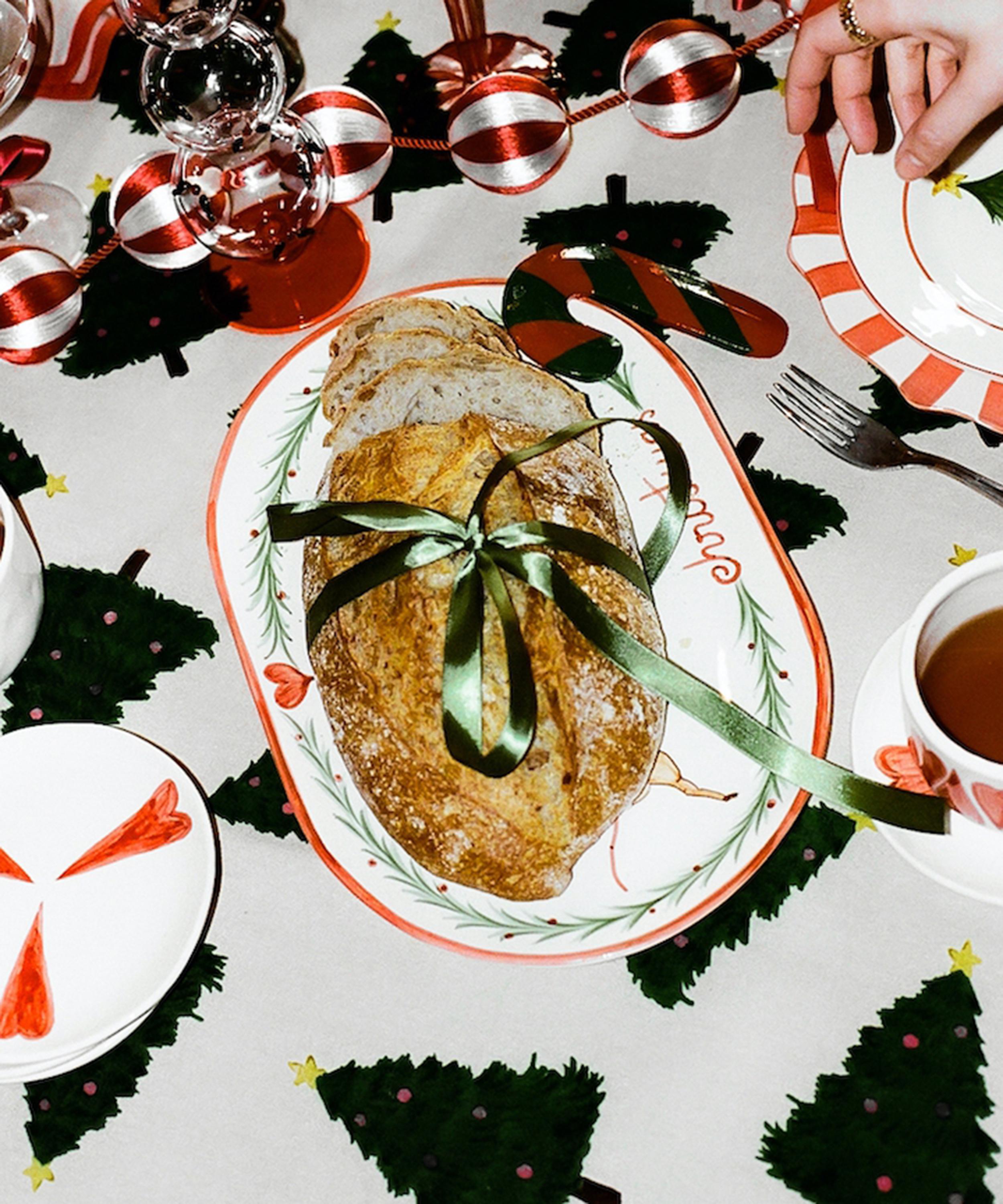 Anna + Nina - Christmas Forest Cotton Tablecloth image number 1