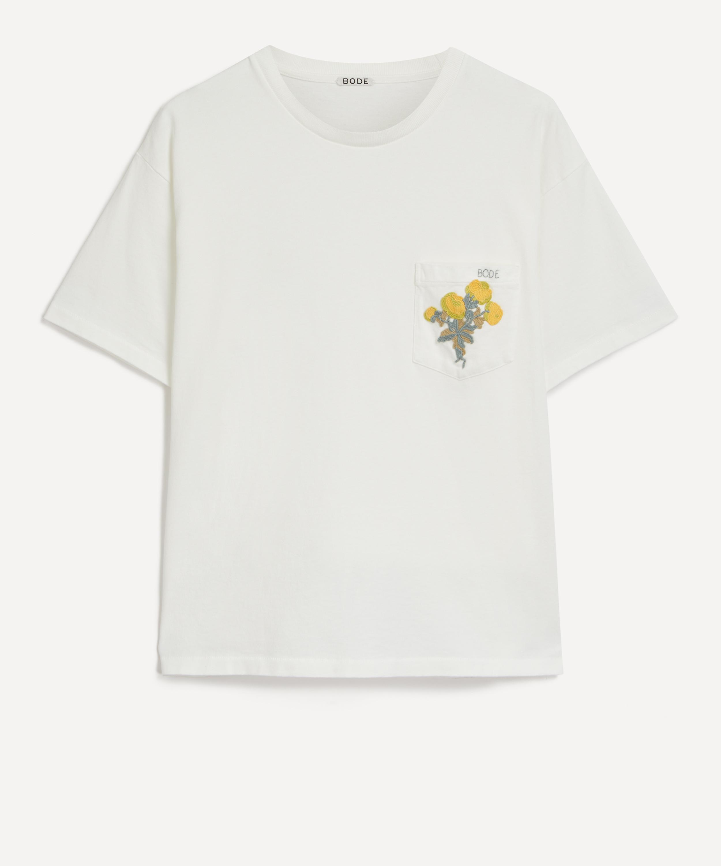 Bode - Embroidered Bouquet T-Shirt