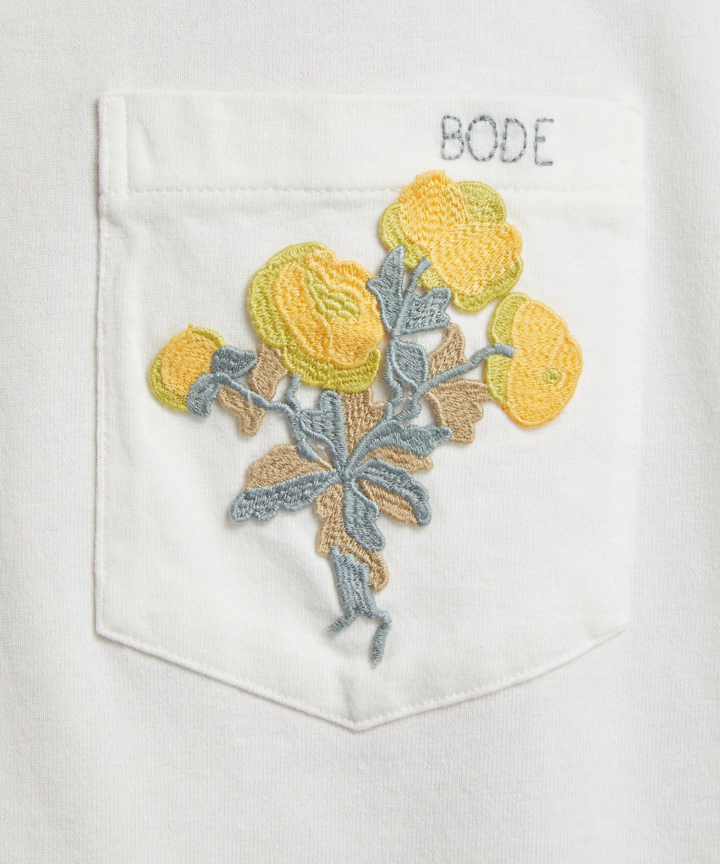 Bode - Embroidered Bouquet T-Shirt image number 4