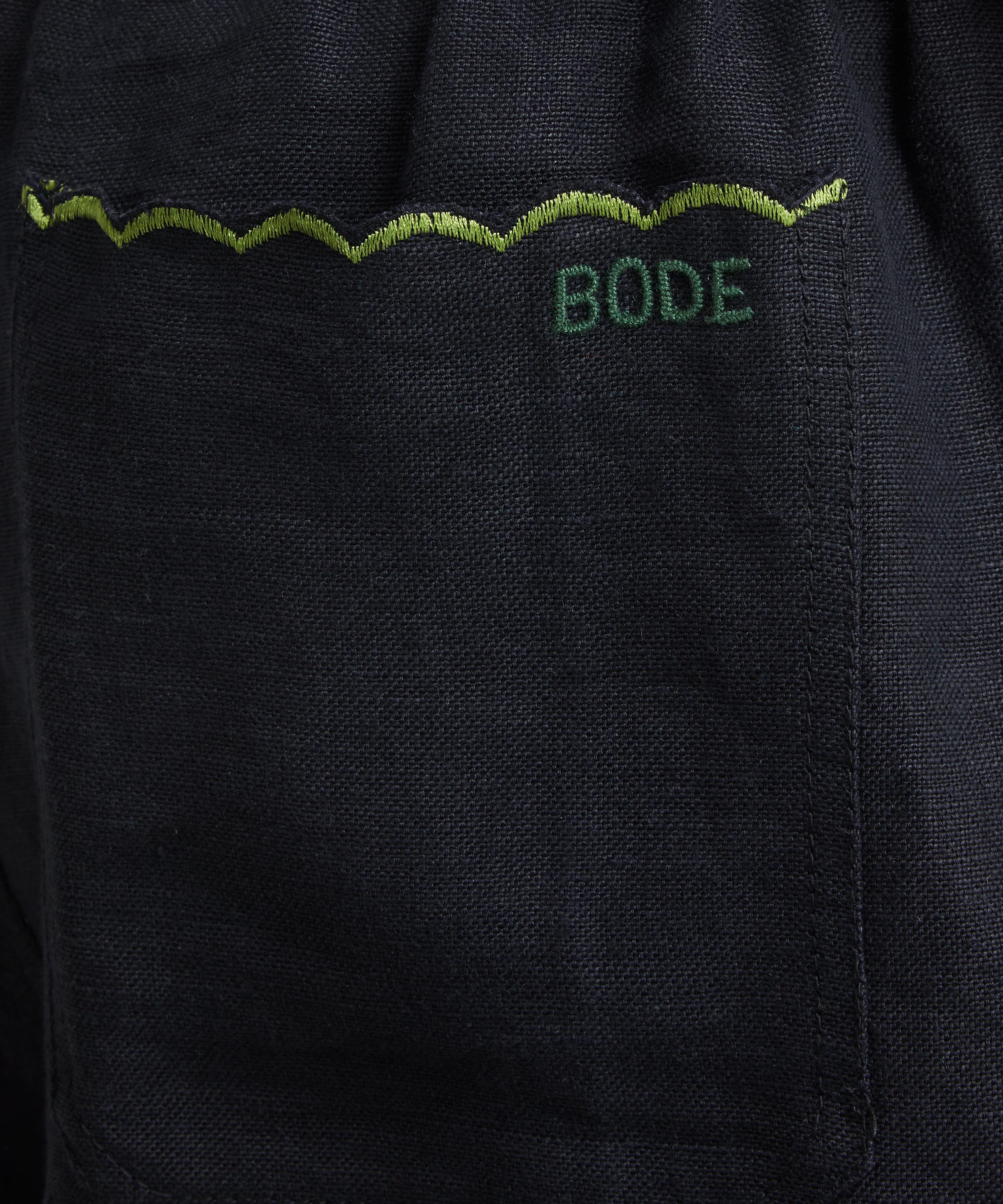 Bode - Rosefinch Embroidered Shorts image number 4
