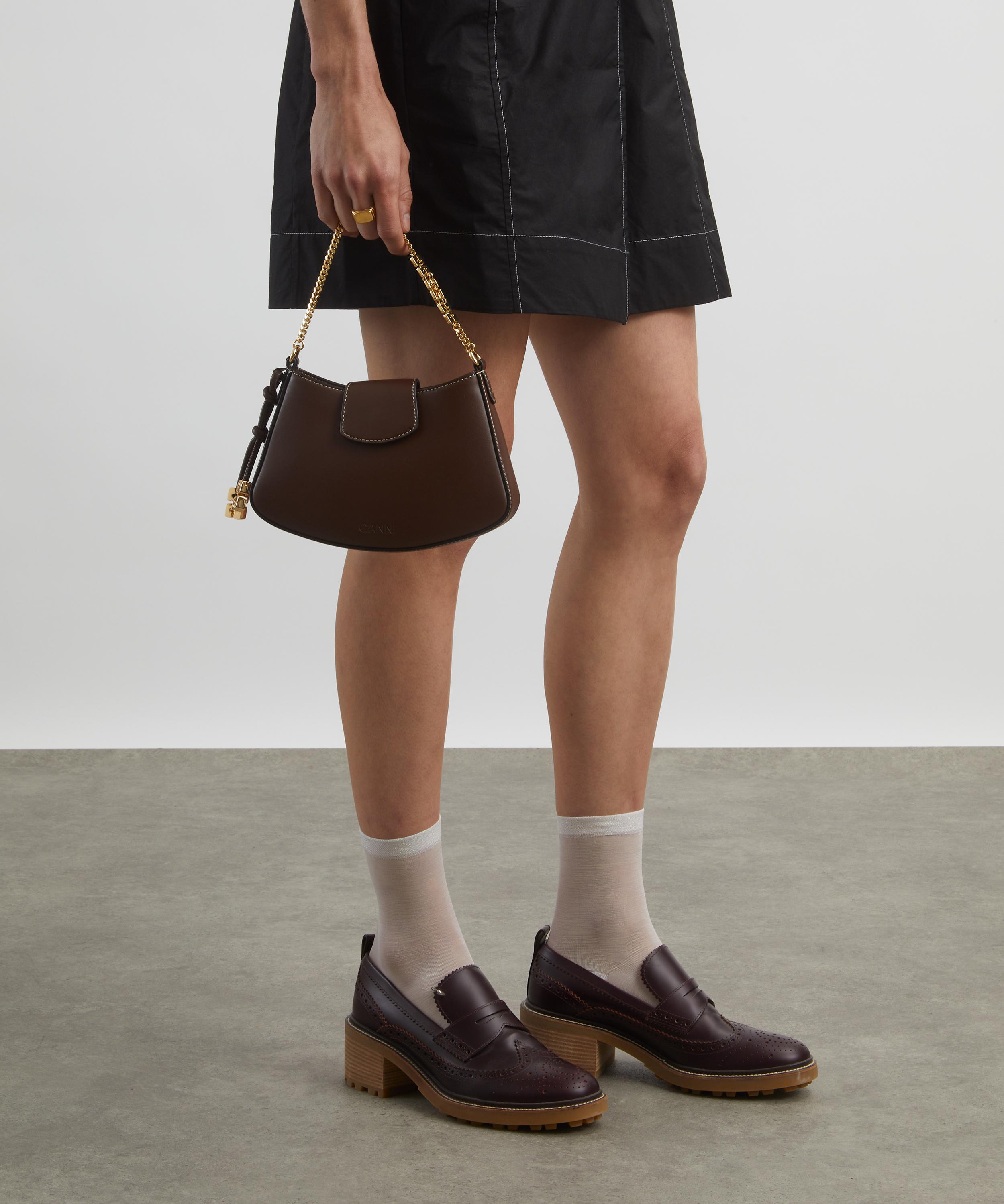 Ganni - Mini Swing Chocolate Fondant Crossbody Bag image number 0
