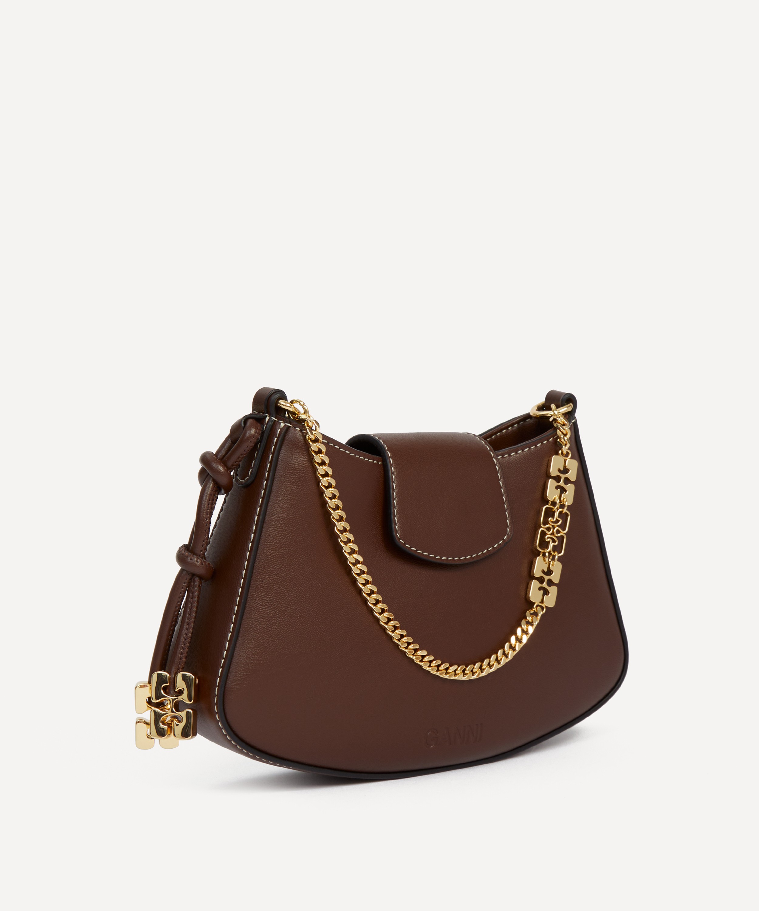 Ganni - Mini Swing Chocolate Fondant Crossbody Bag image number 2