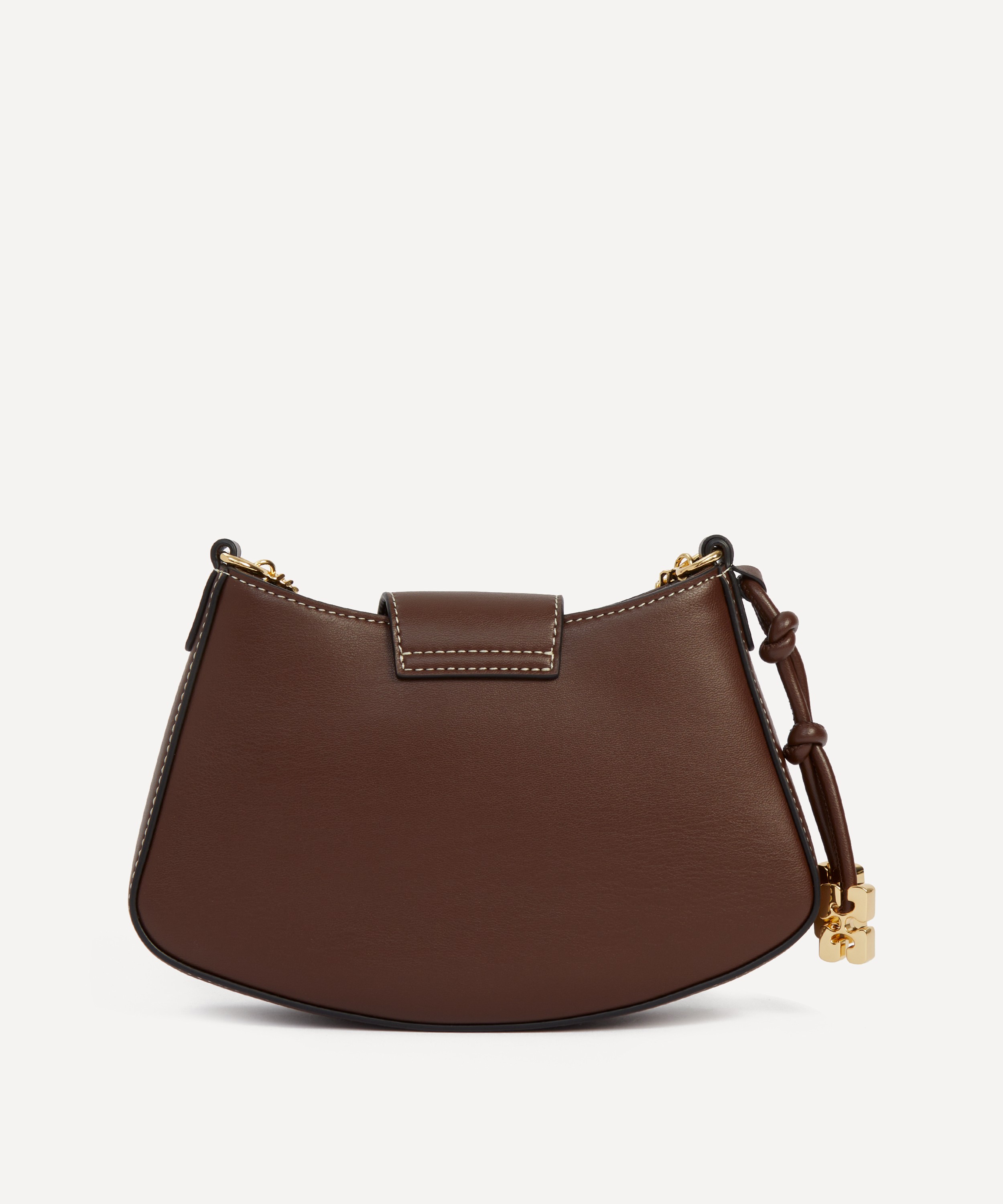 Ganni - Mini Swing Chocolate Fondant Crossbody Bag image number 3