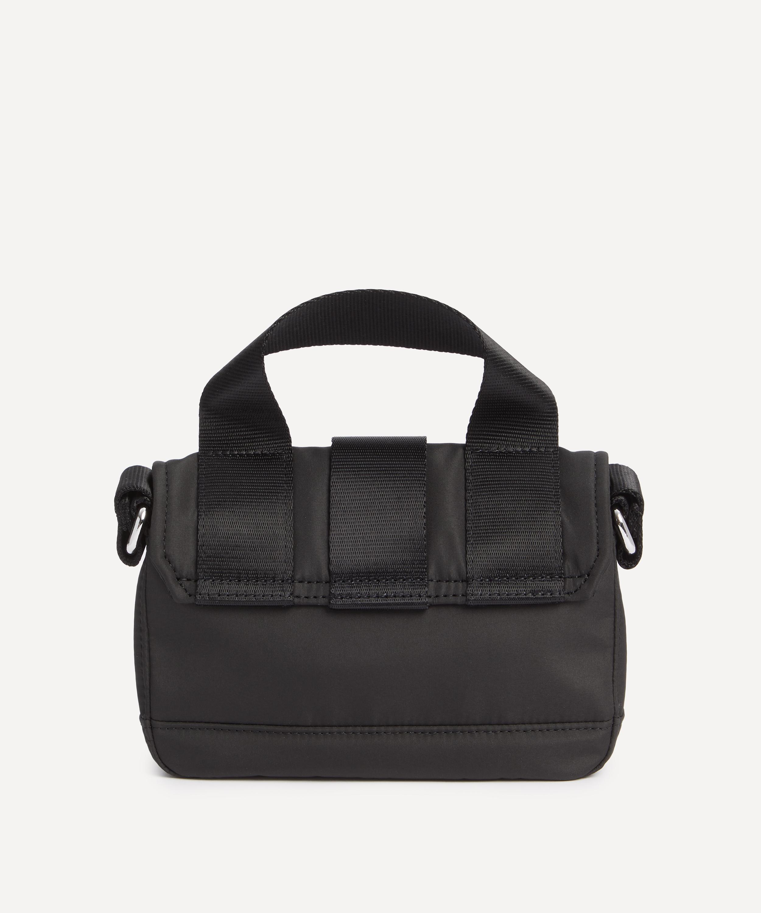 Ganni - Black Mini Tech Satchel Bag image number 2