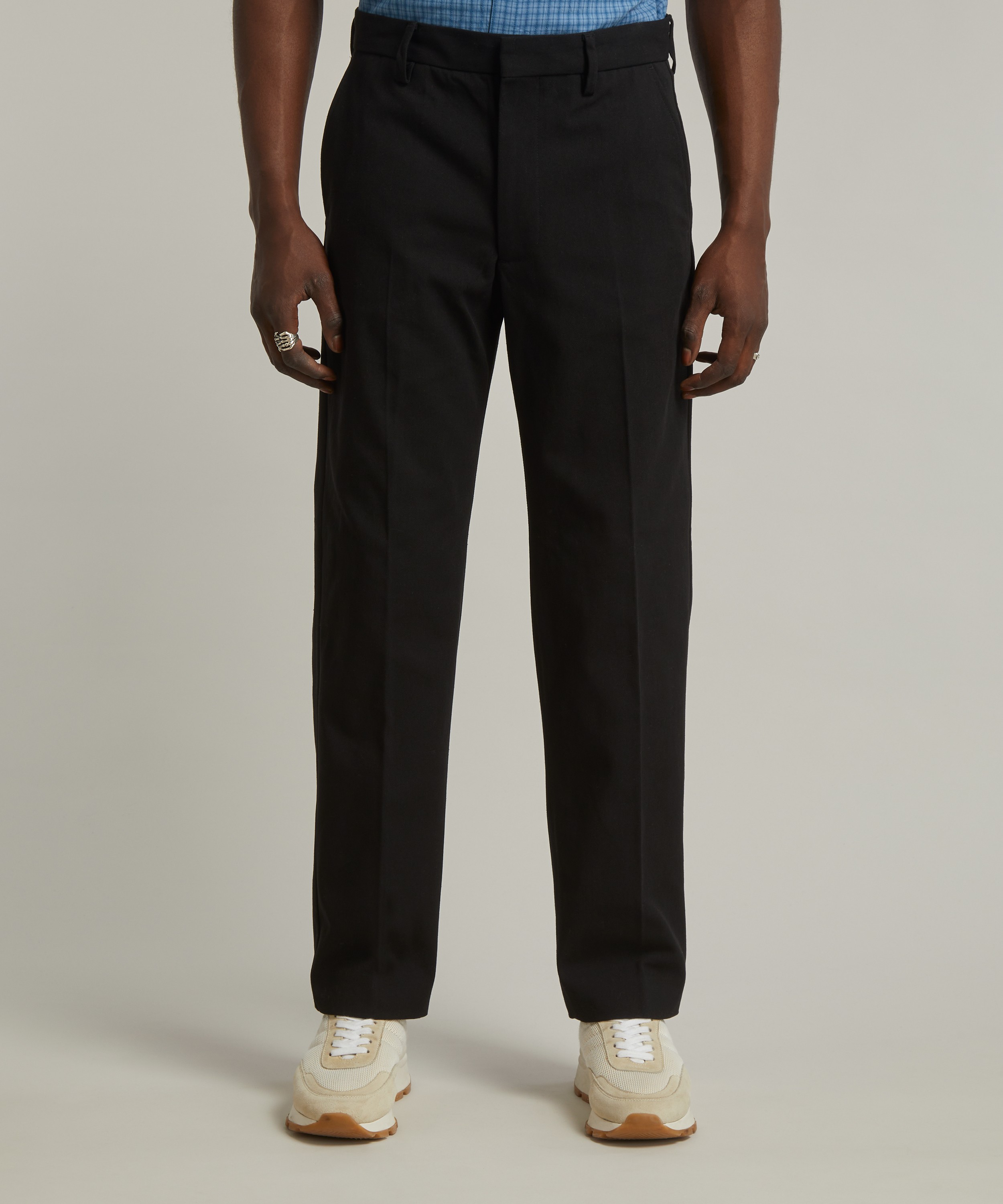 Acne Studios - Twill Cotton-Blend Trousers image number 2