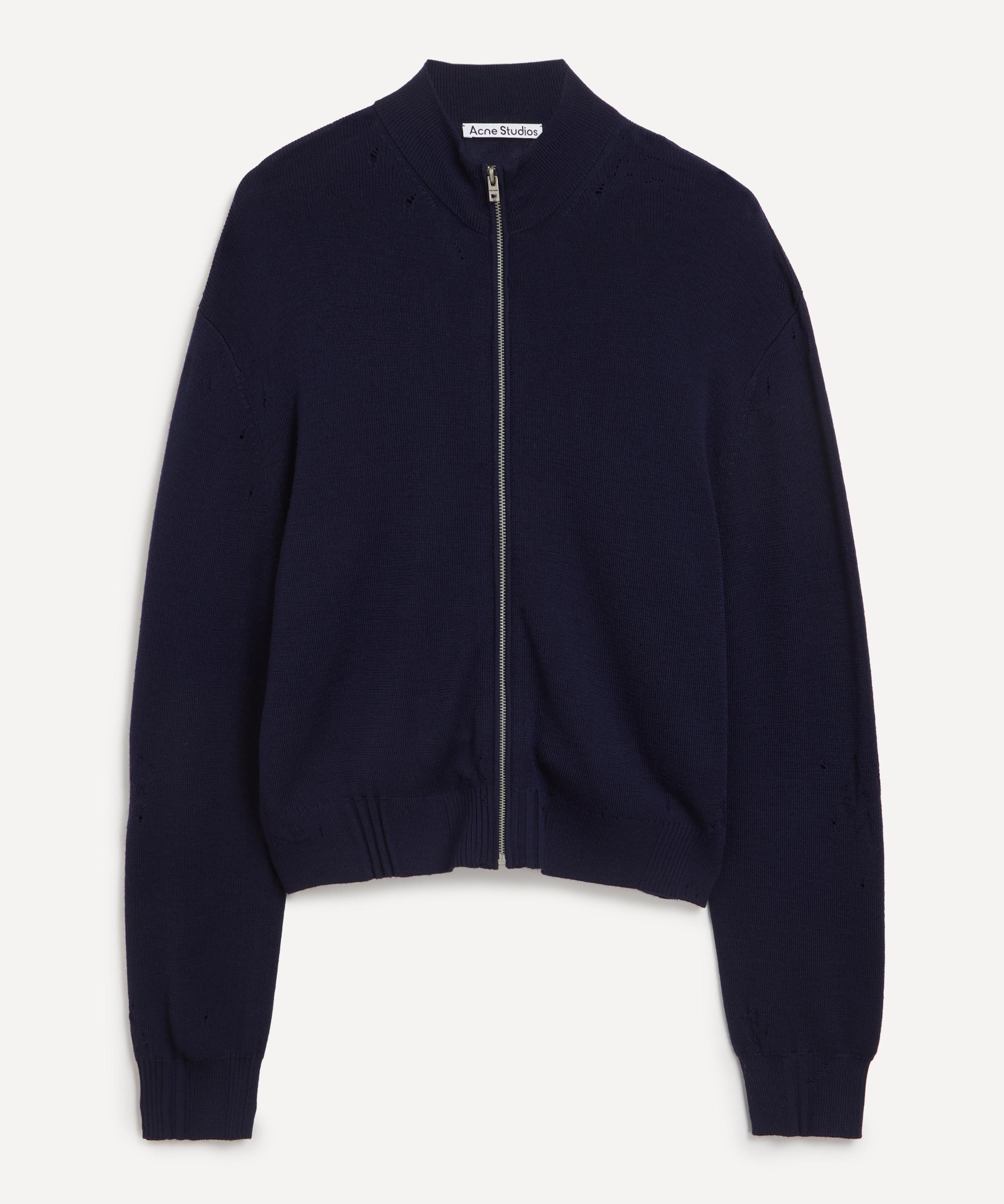 Acne Studios - Distressed Zip Cardigan image number 0