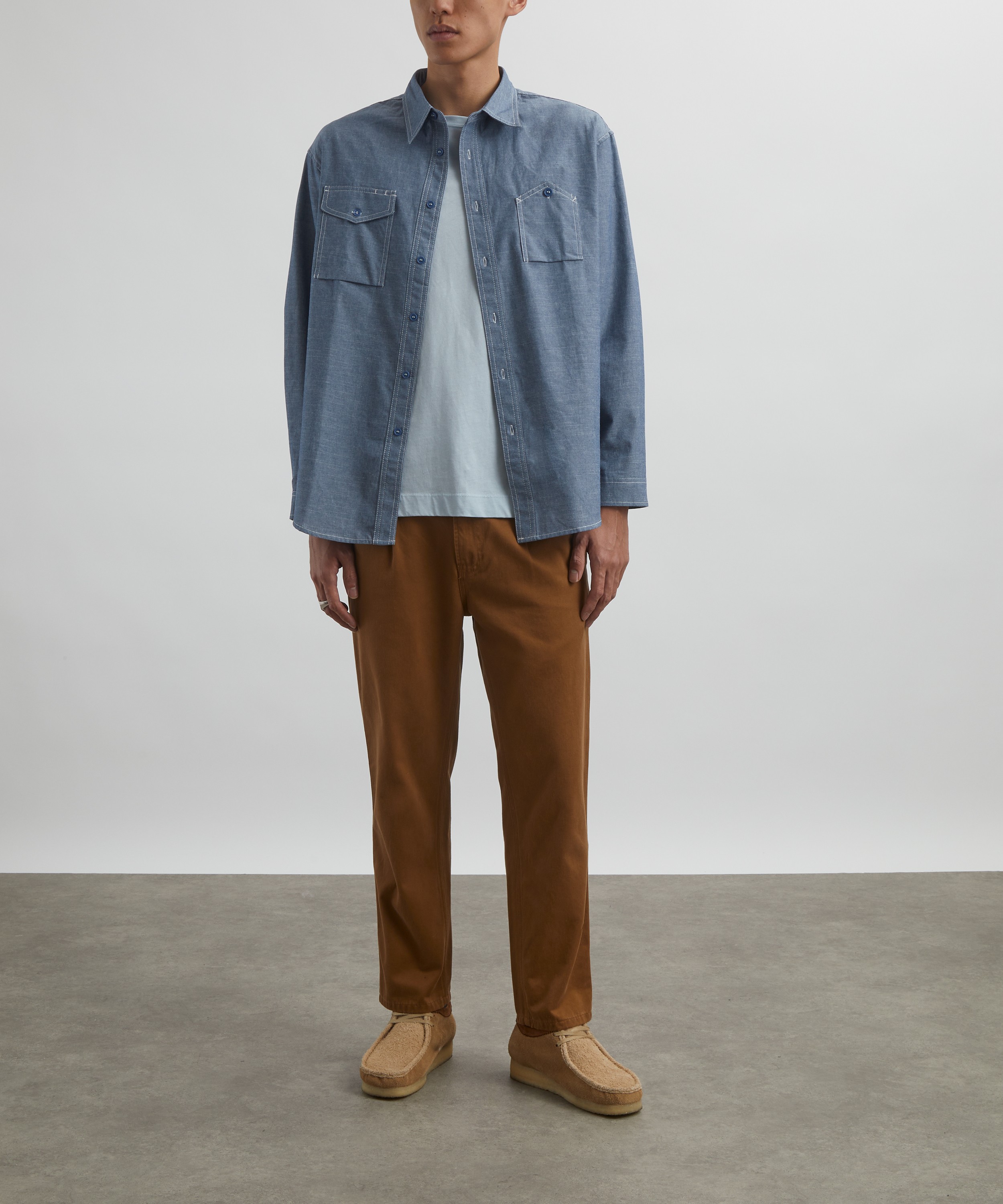 Uniform Bridge - Chambray Pocket Shirt image number 1