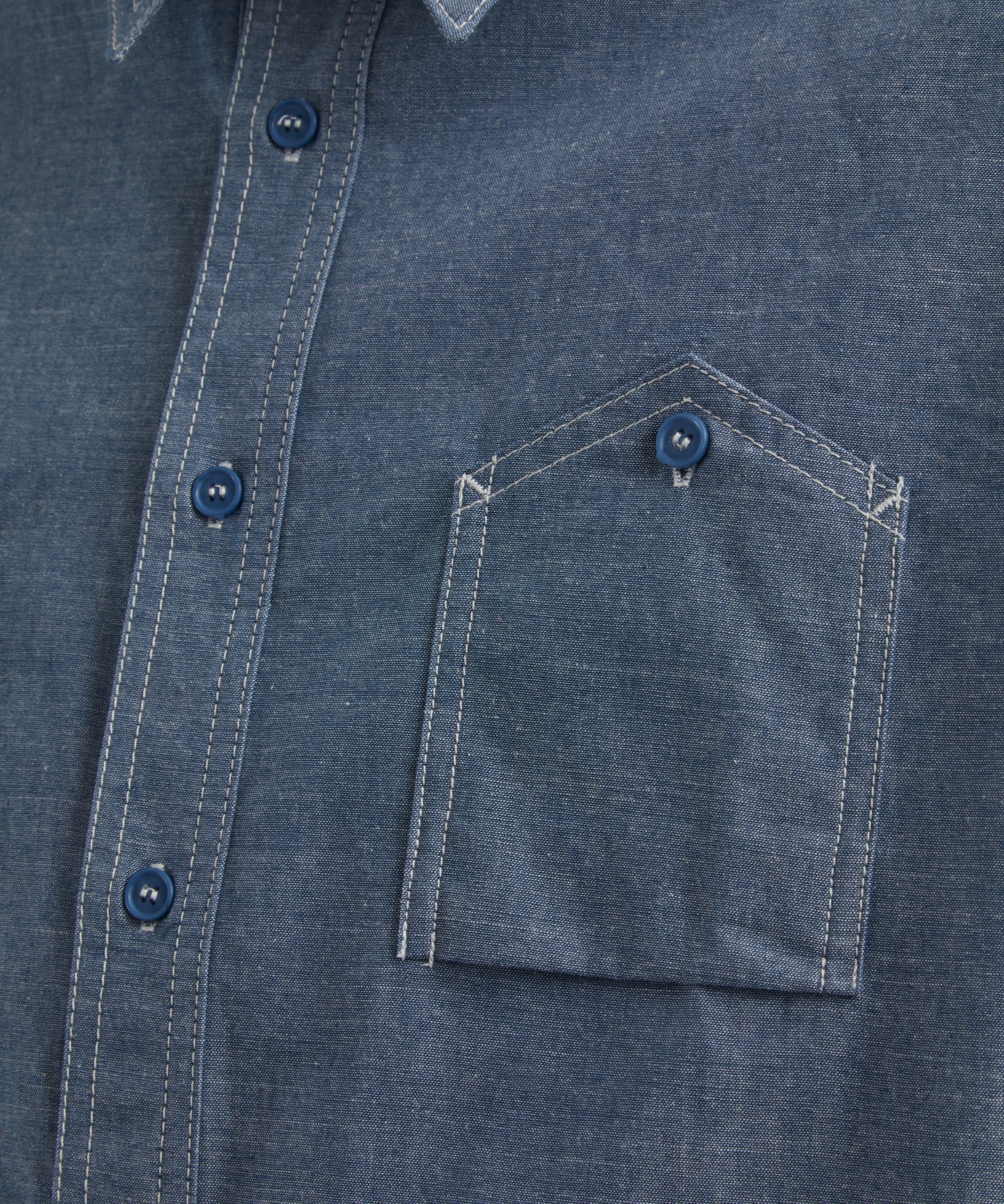 Uniform Bridge - Chambray Pocket Shirt image number 4