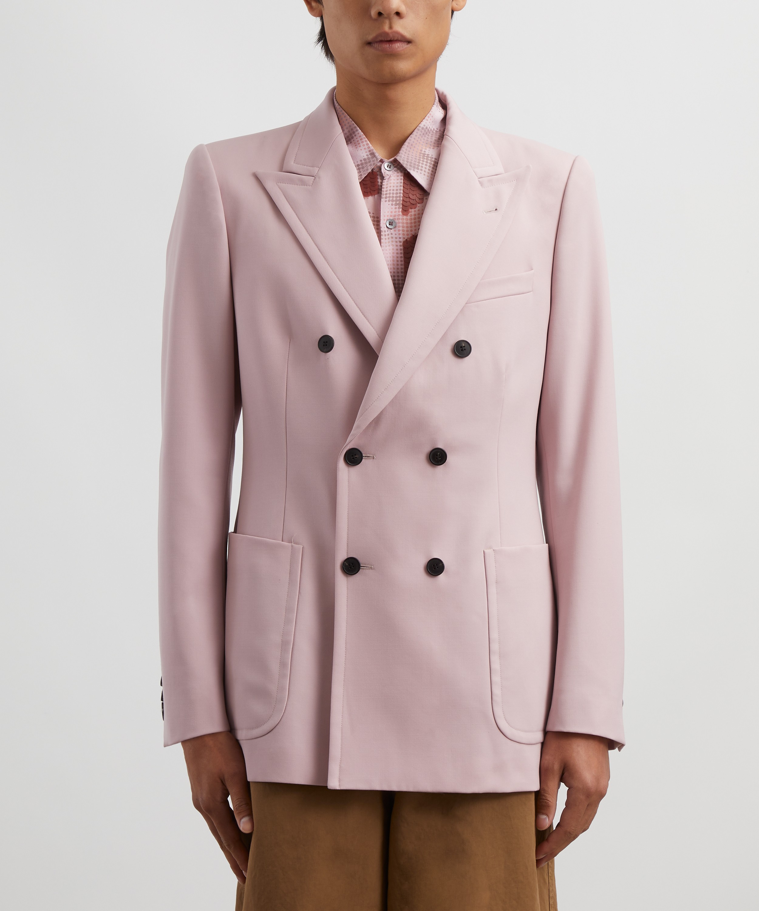 Dries Van Noten - Brycey Double-Breasted Wool Blazer image number 2