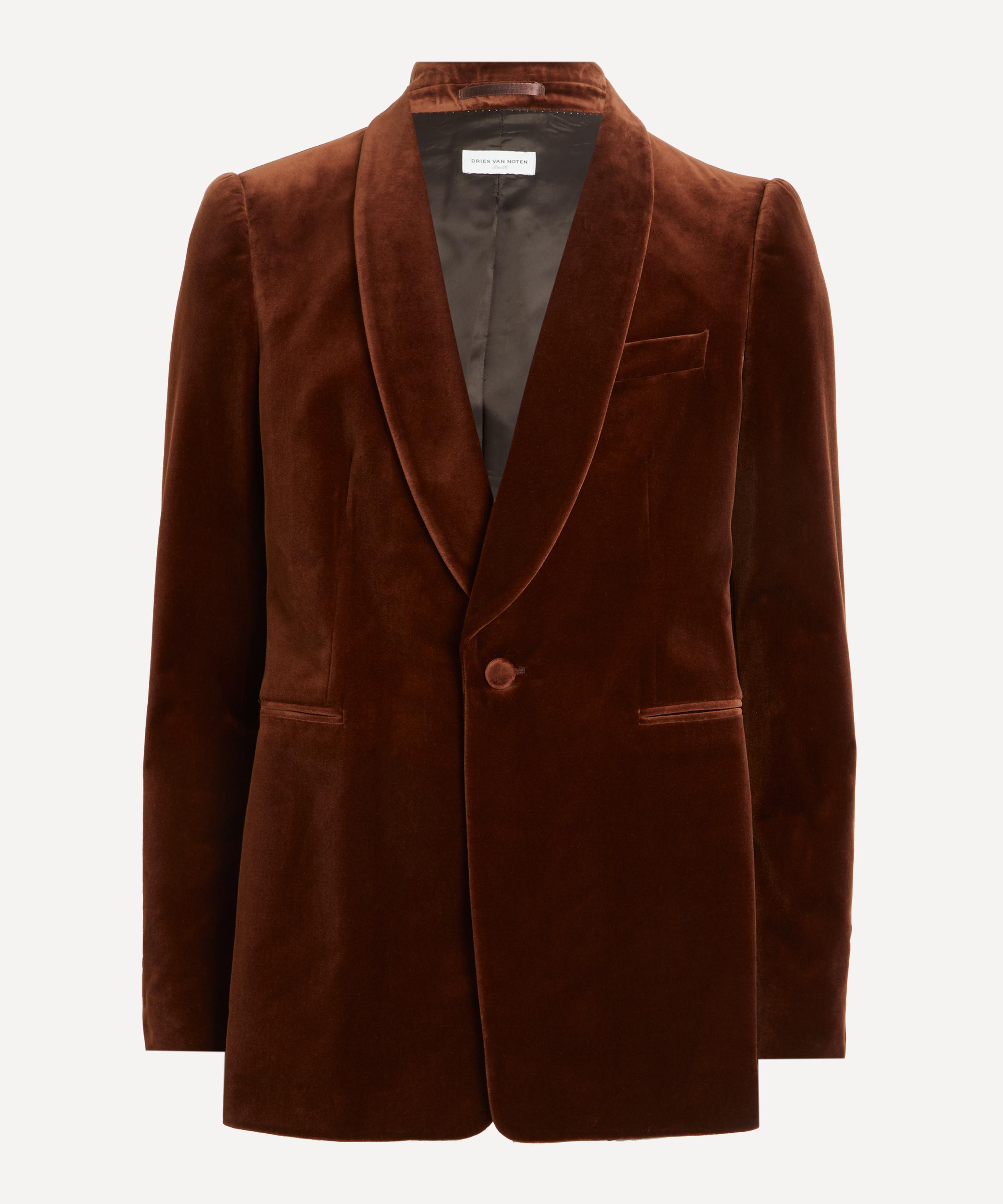 Dries Van Noten - Slim-Fit Velvet Tuxedo Jacket image number 0