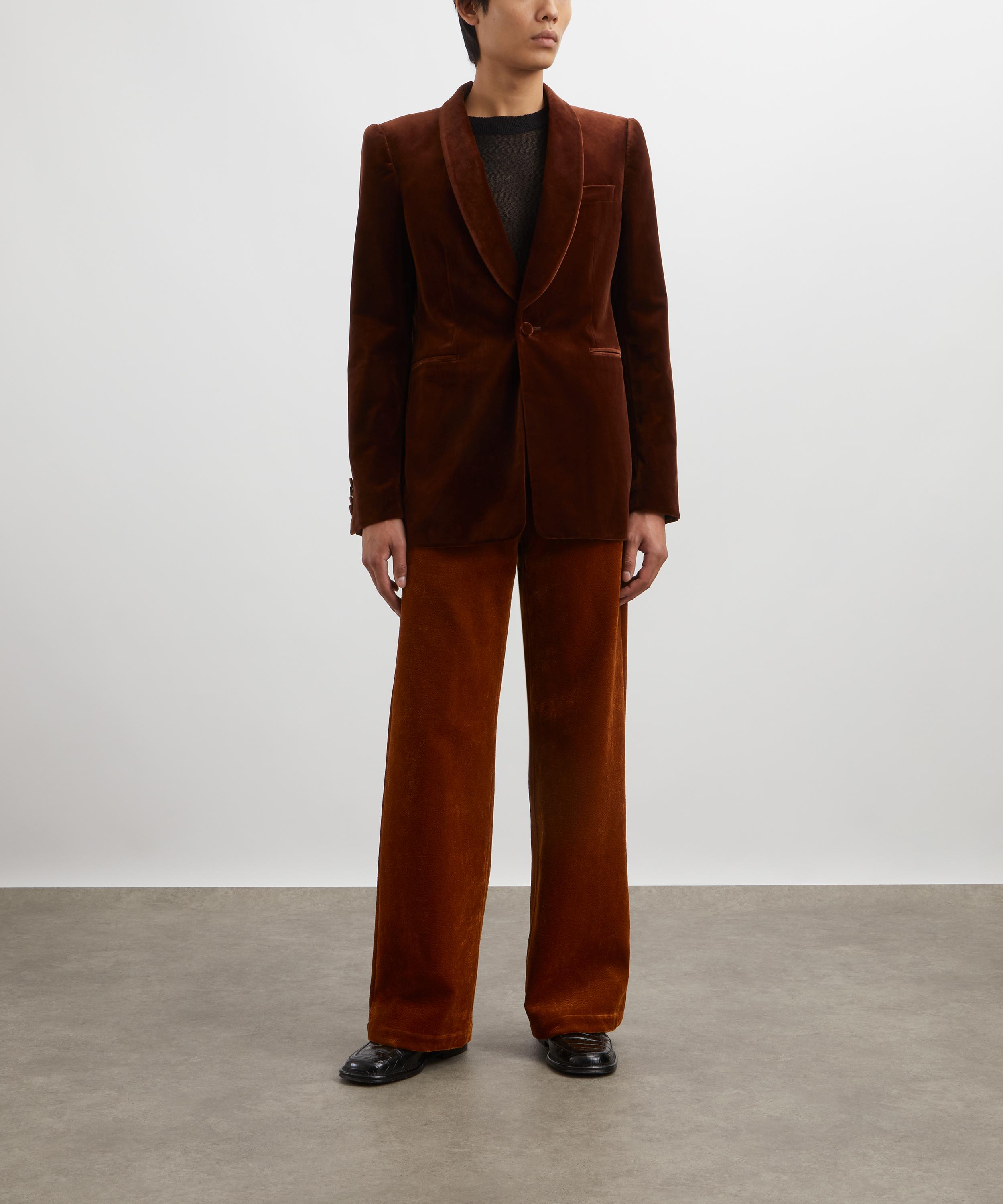 Dries Van Noten - Slim-Fit Velvet Tuxedo Jacket image number 1