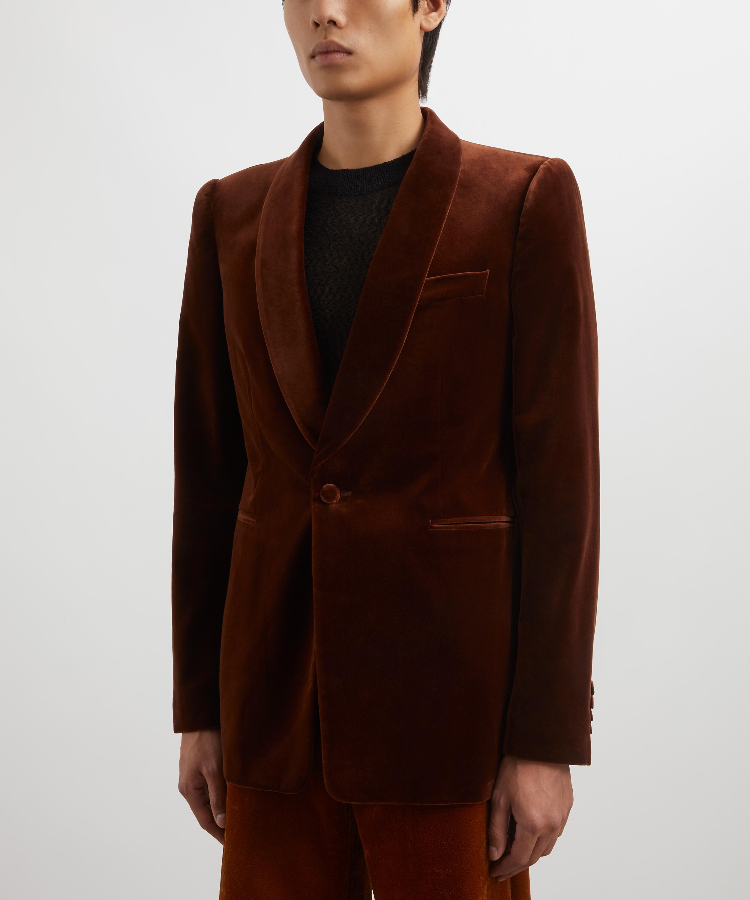 Dries Van Noten - Slim-Fit Velvet Tuxedo Jacket image number 2