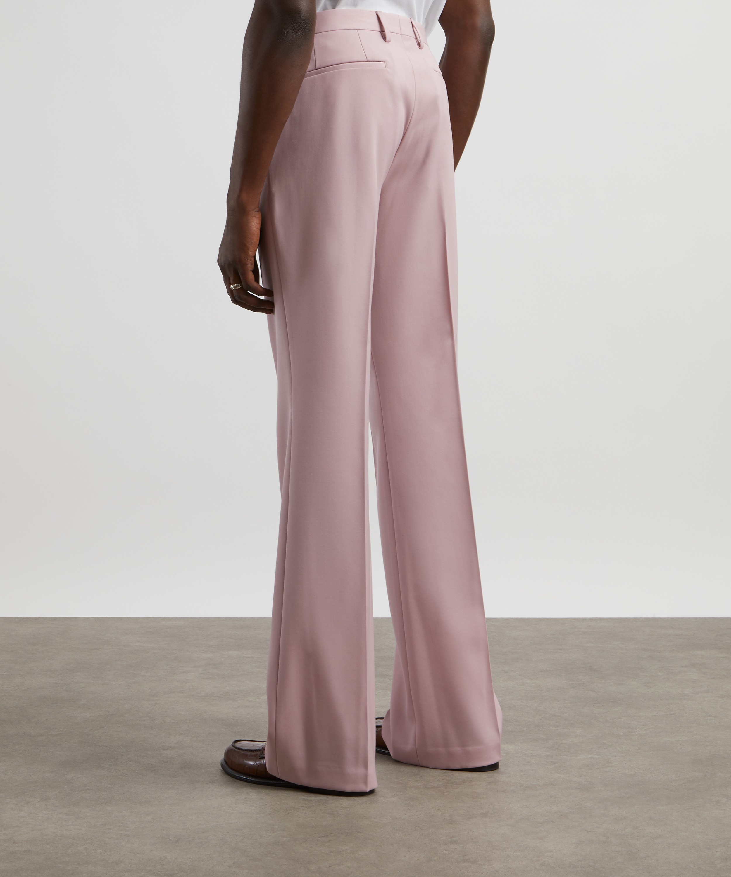 Dries Van Noten - Flared Wool Trousers image number 3